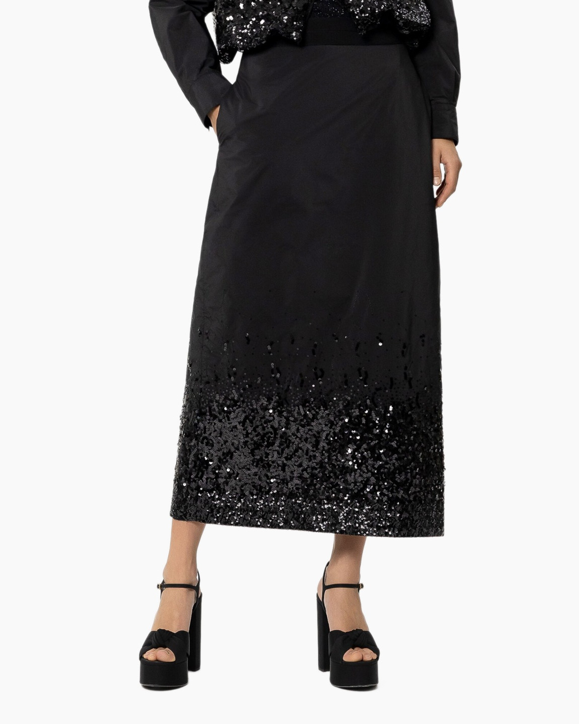 Rok 538315/3802-0 Zwart dessin