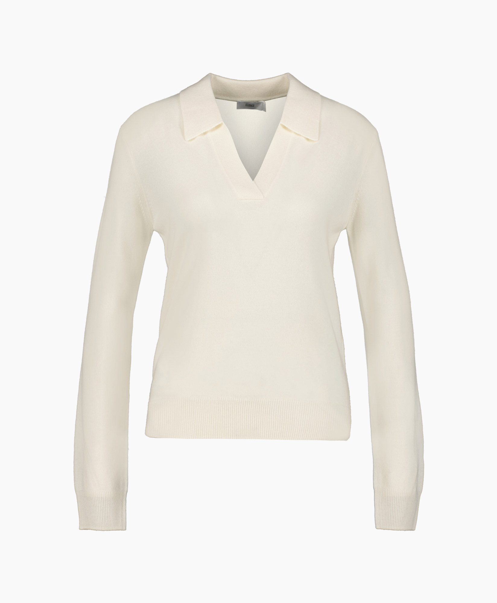 Closed Pullover Polo Longsleeve Off White