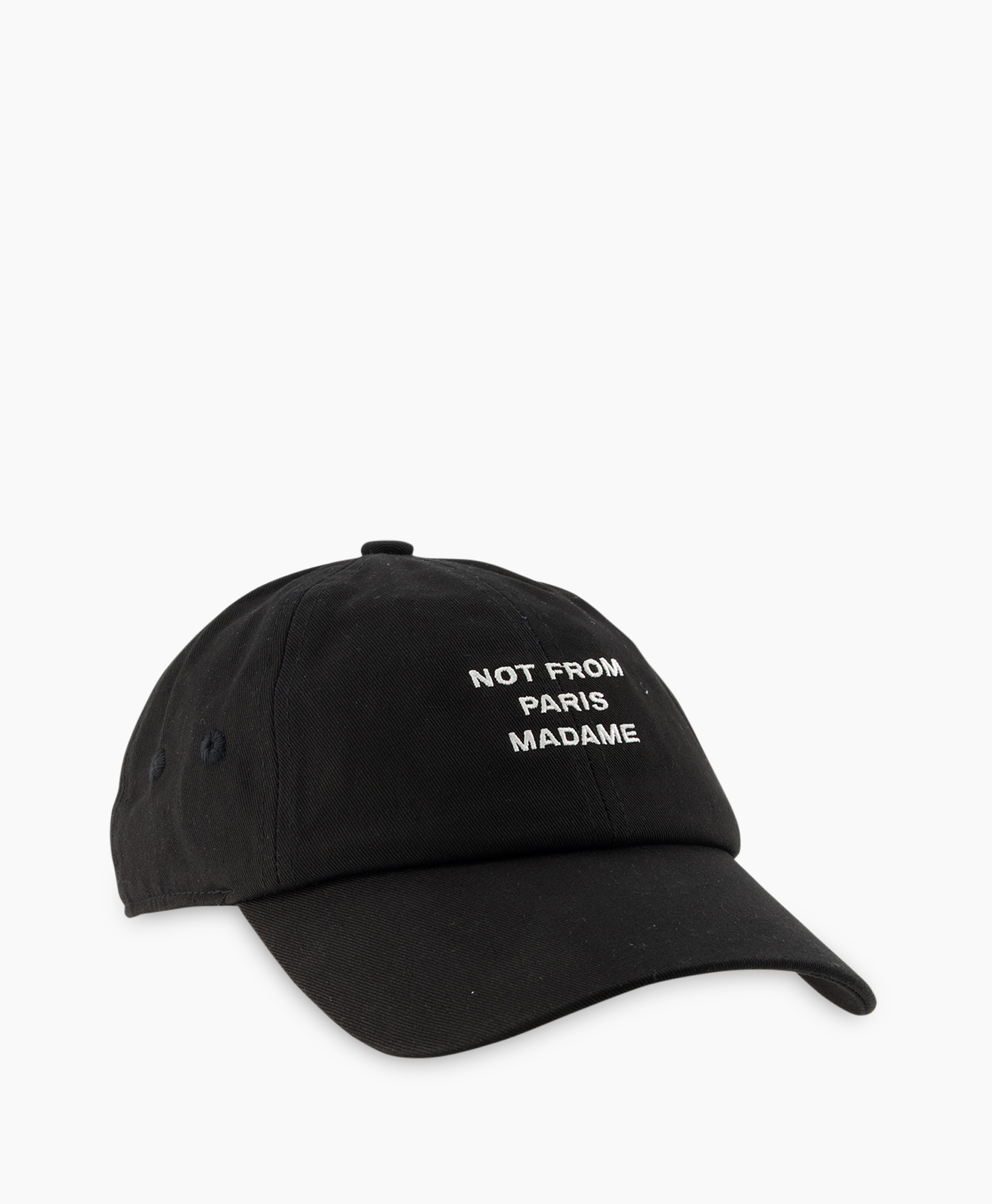 Drole De Monsieur Hoed/pet La Casquette Slogan Zwart