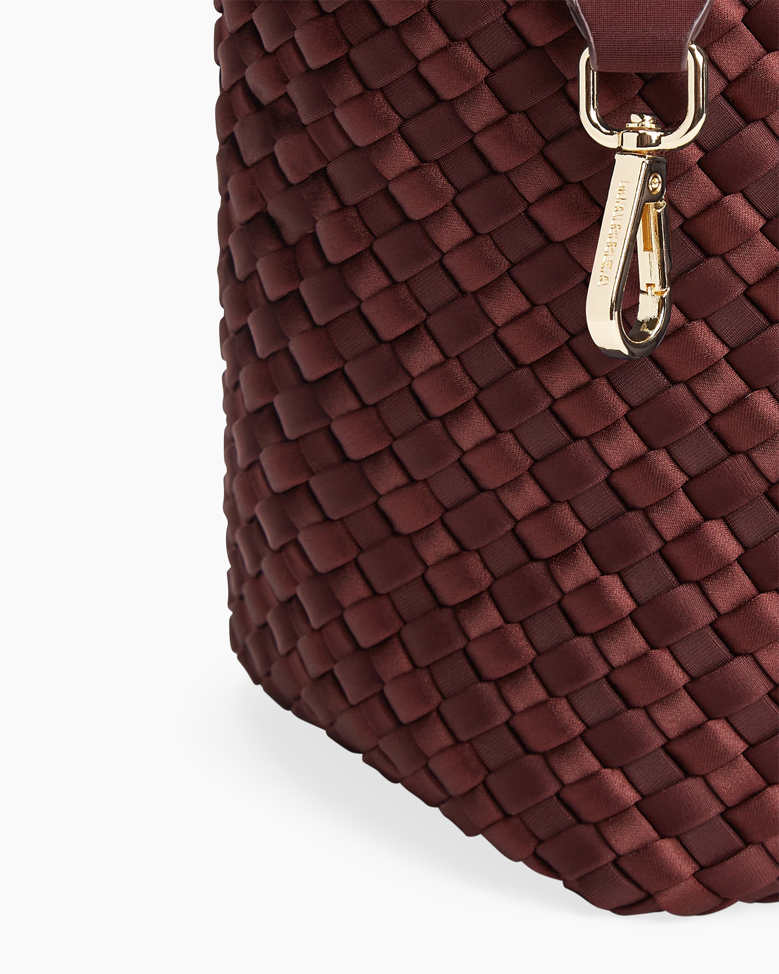 geweven, tas, bordeaux, textured, rits