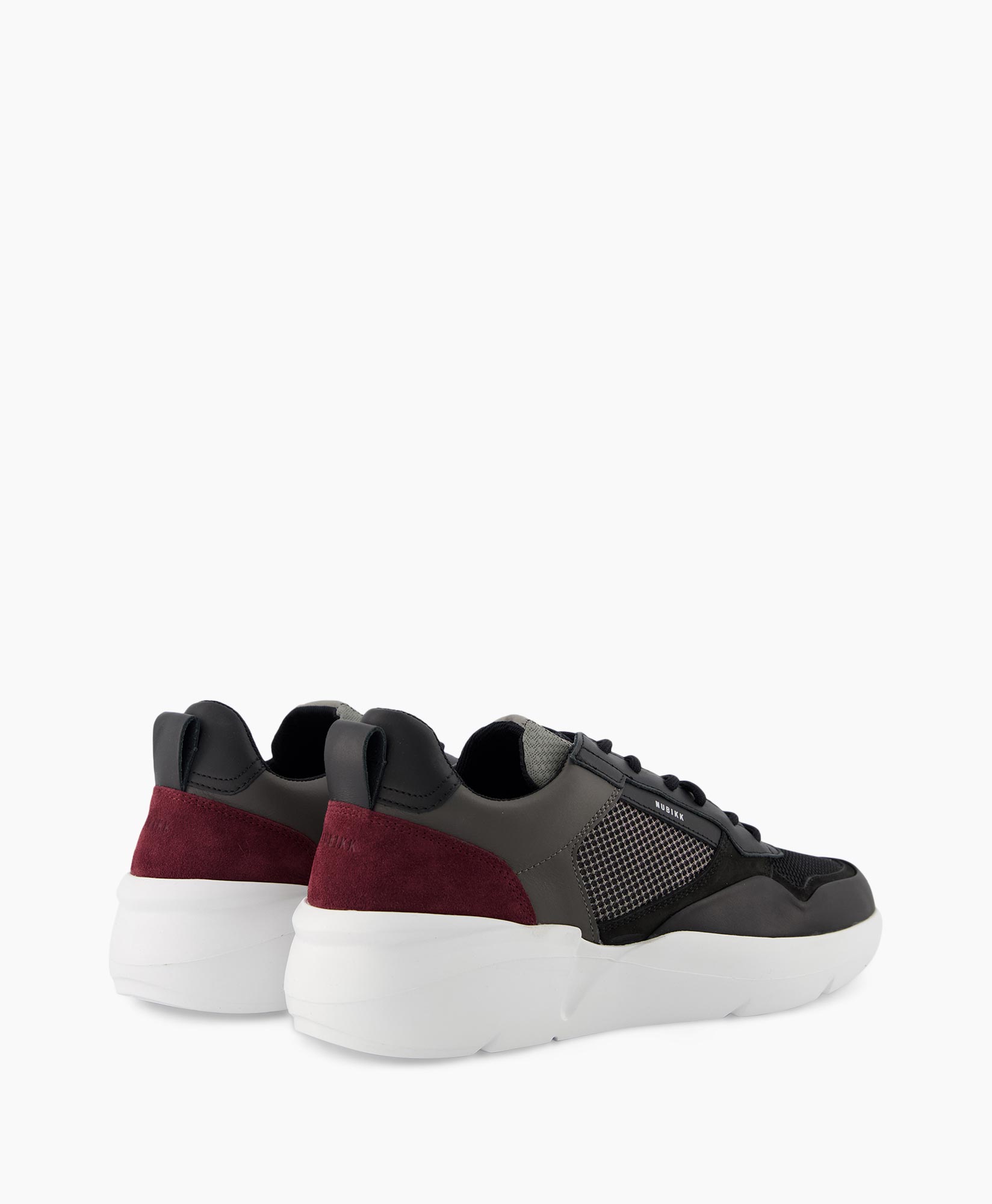 Nubikk Sneaker Roque Road Wave Donkergrijs