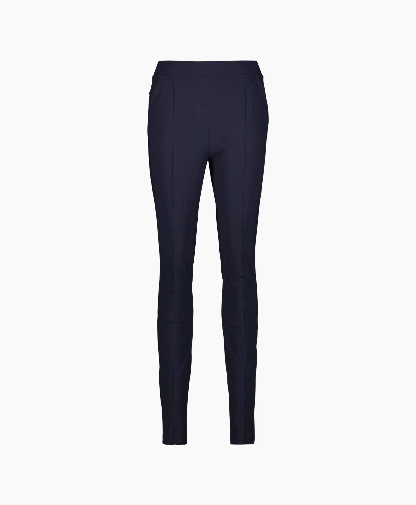 Broek Kathy Brushed Donker Blauw