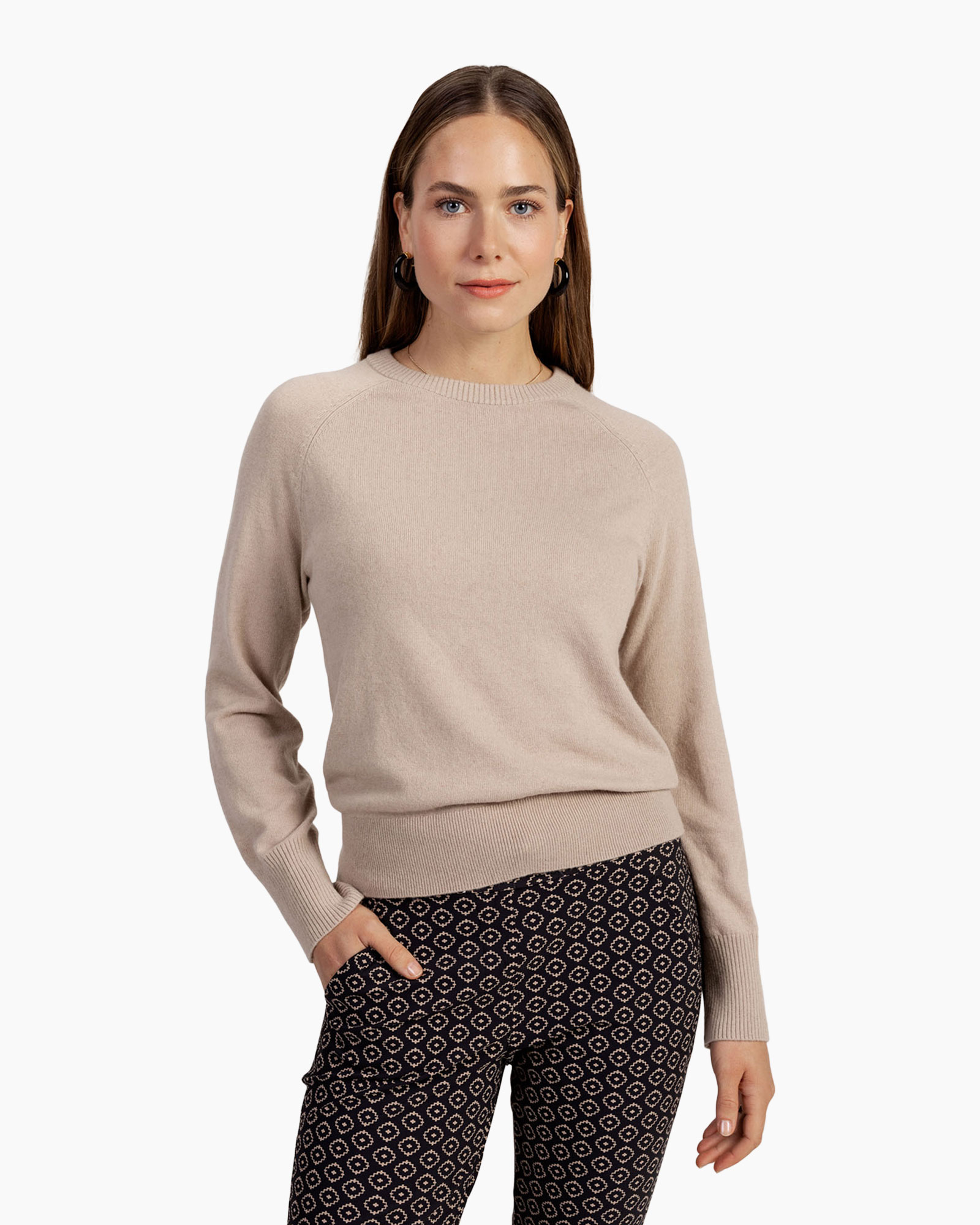 Pullover Basha Cashmere Pullover Geel