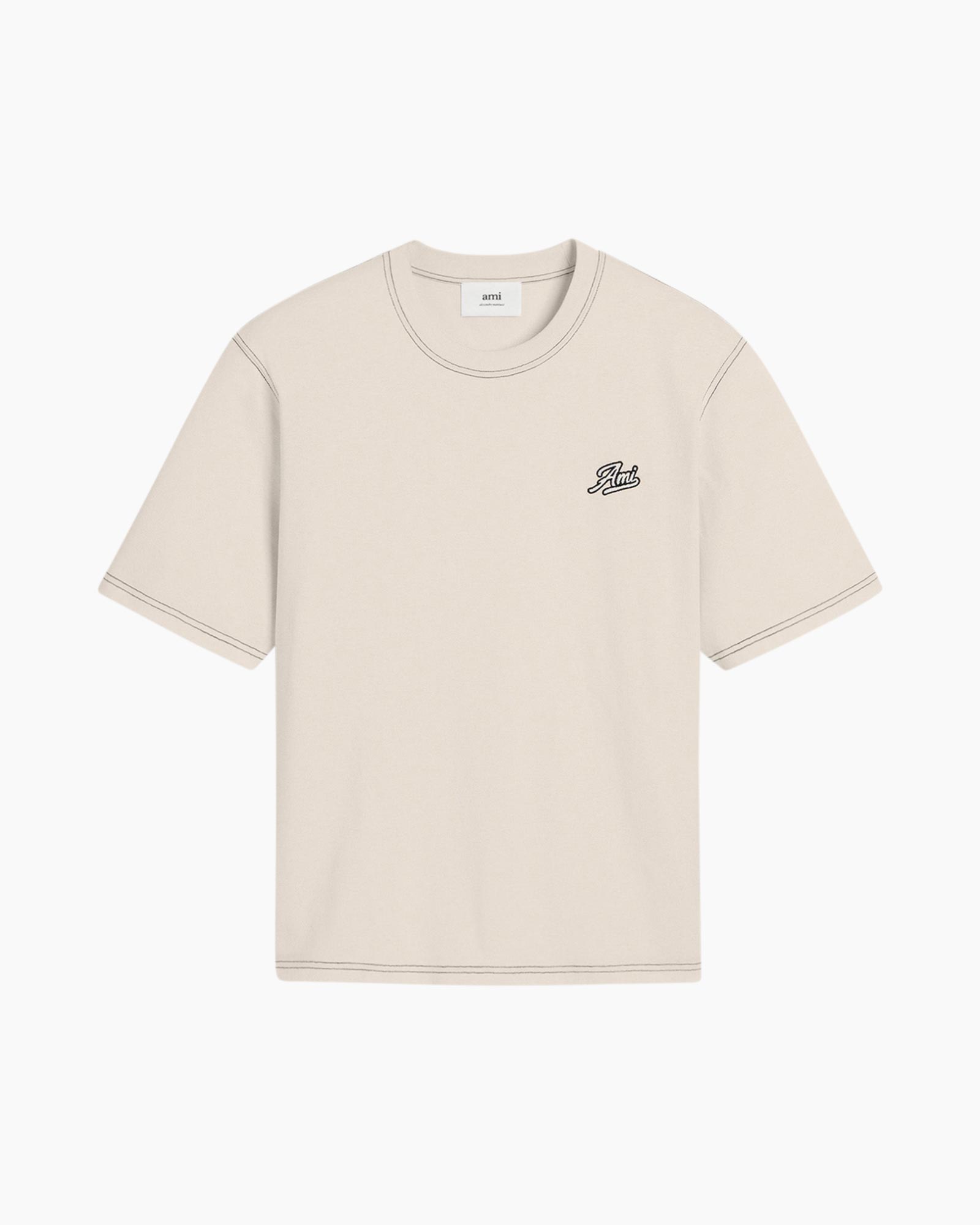 T-shirt Korte Mouw T-shirt Ts Ami Off White
