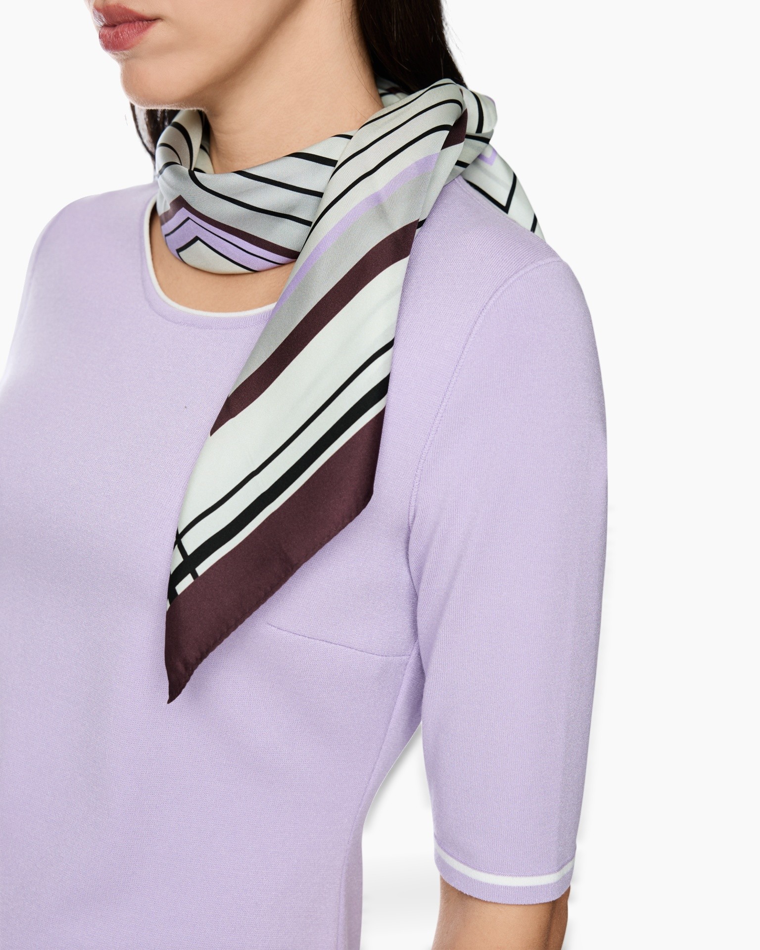 sjaal, nekkraag sjaal, gebreide sjaal, mulberry sjaal, accessoire