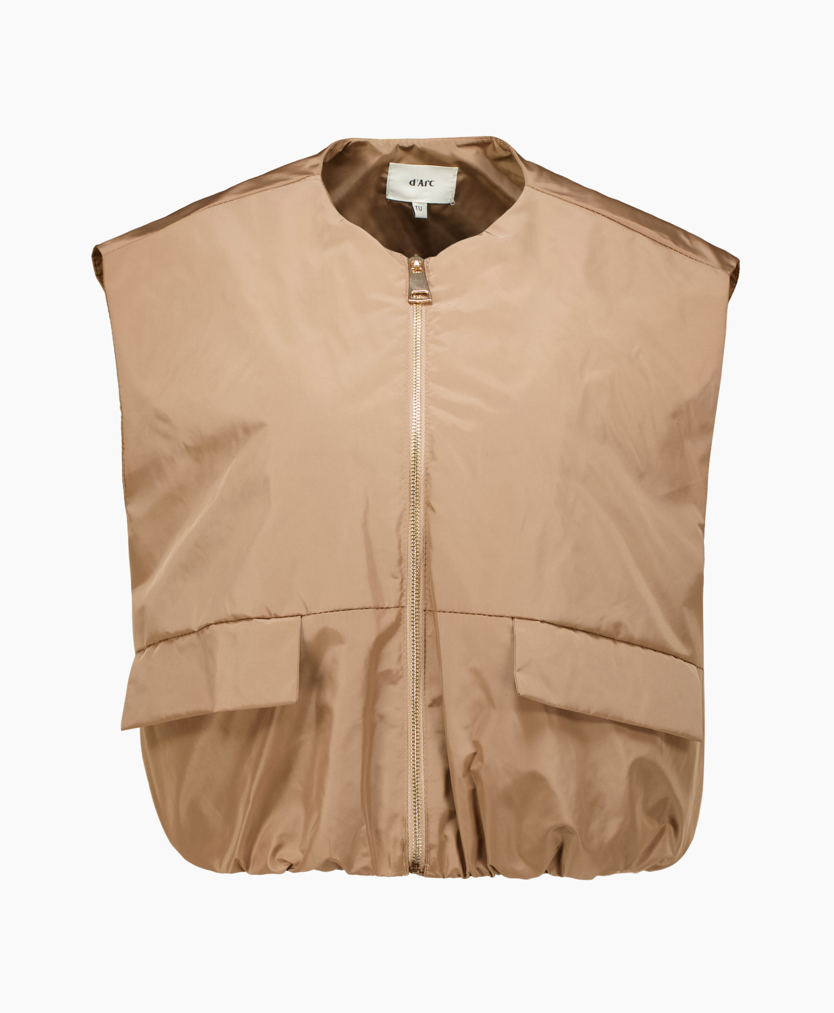 Gilet Enemonzo  Licht Bruin