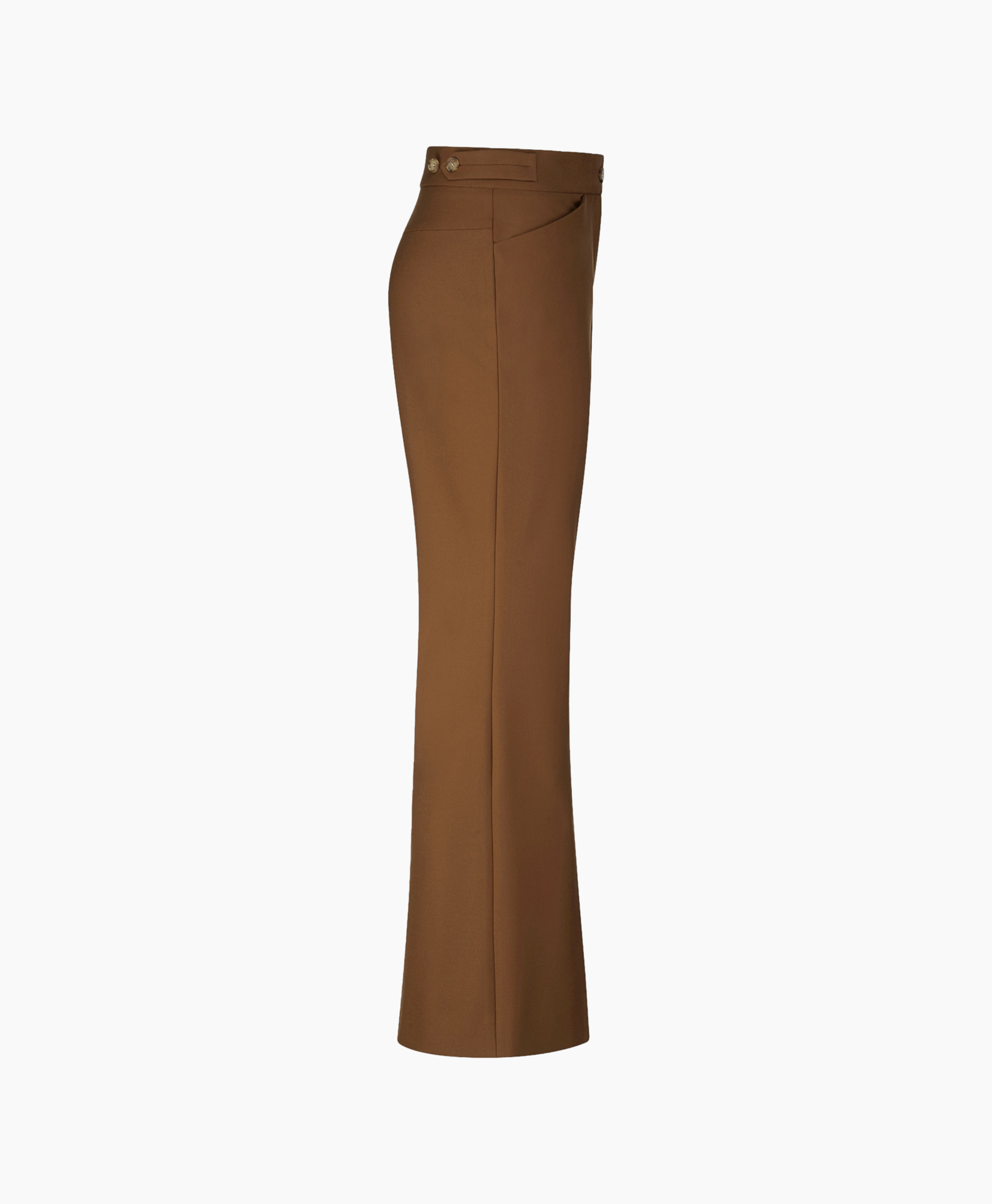 broek, broeken, bruin, wijdereleg, riem