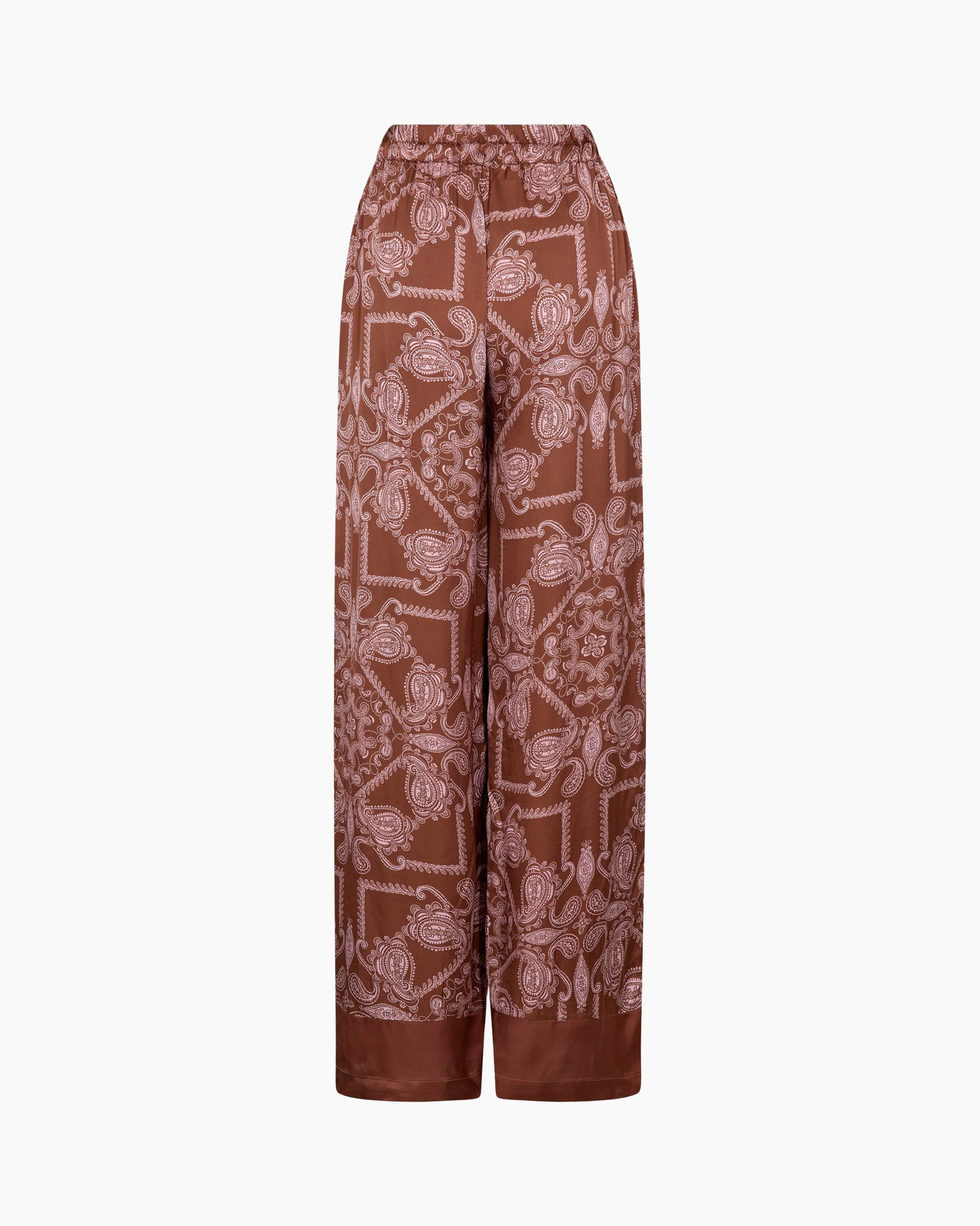 broek, wijdere broek, bandana print, touwsluiting, bandana patroon