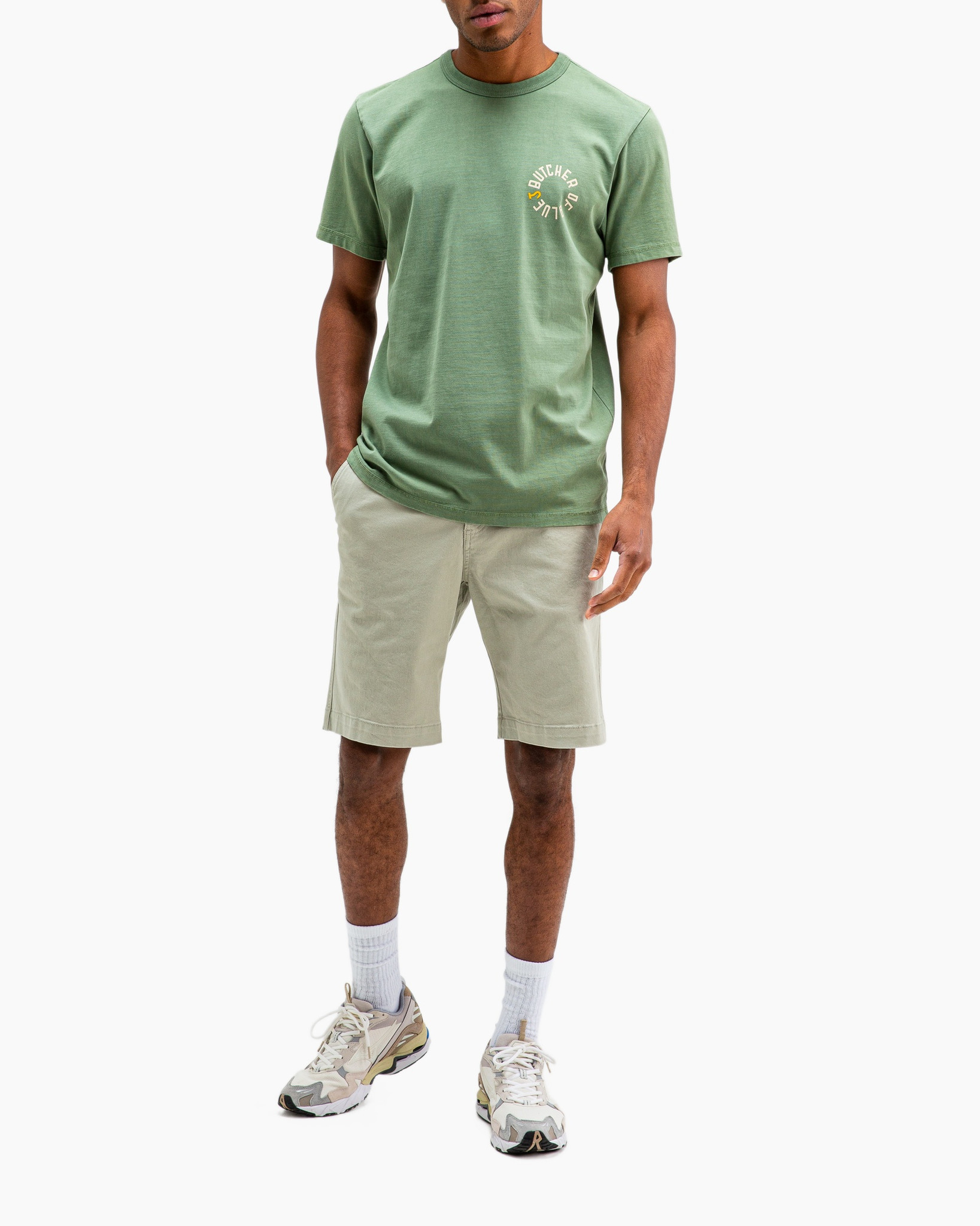 T-shirt Korte Mouw Army Circle Tee Groen T-shirt Korte Mouw Army Circle Tee Groen