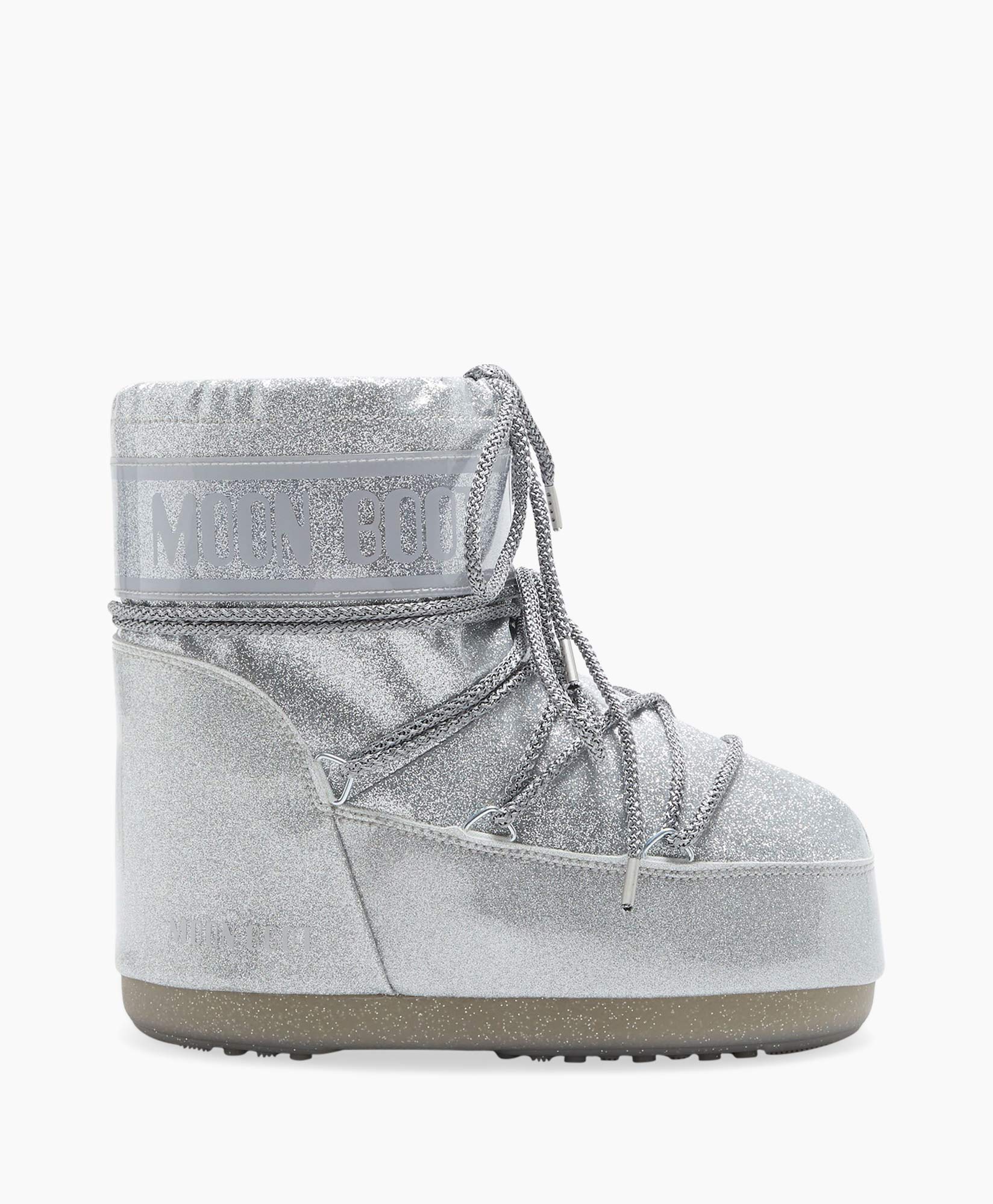Enkellaars Mb Icon Low Glitter Zilver