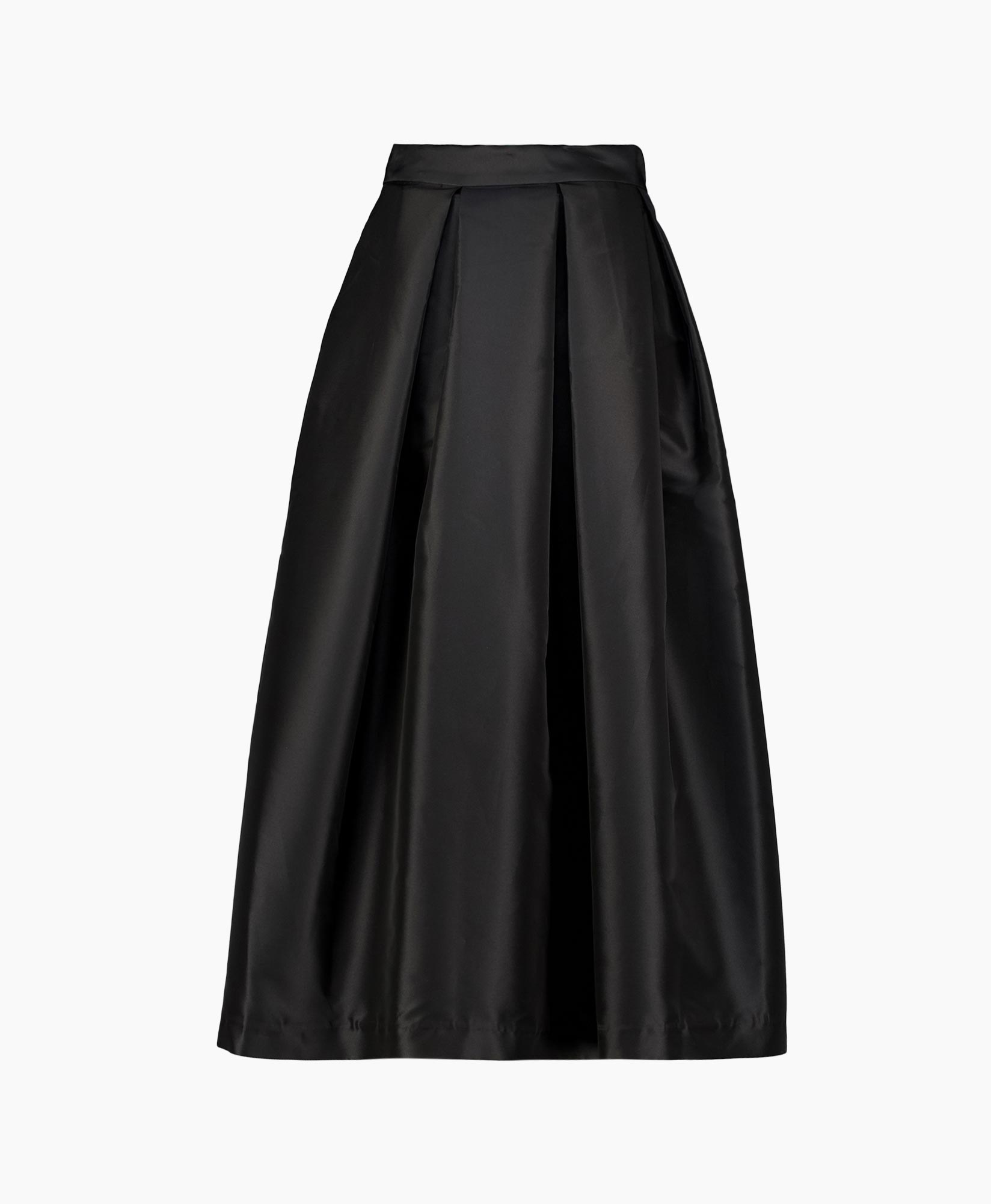 Midi Rok Uni Zwart