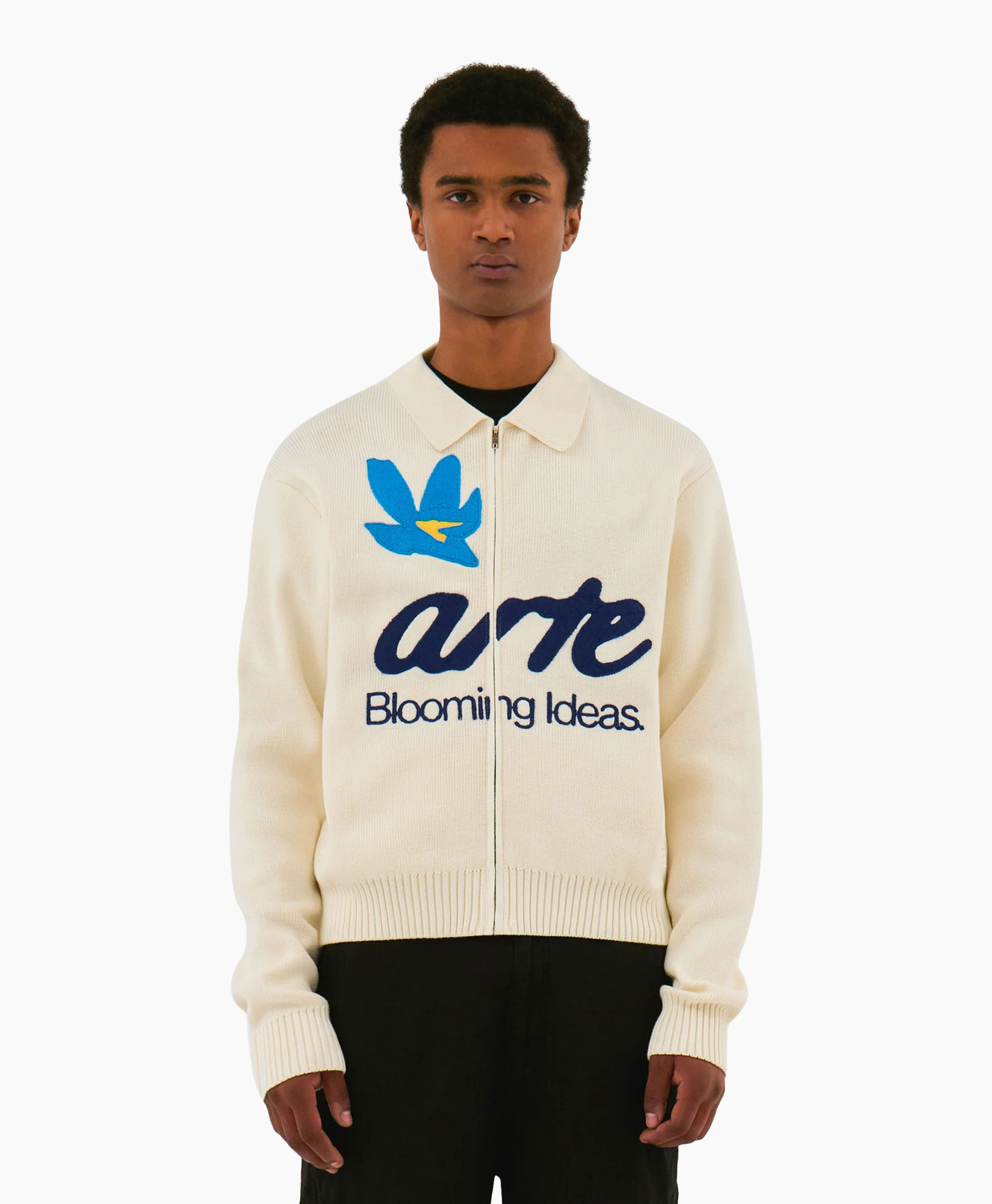 Vest Arte Blooming Ideas Cardigan Ecru