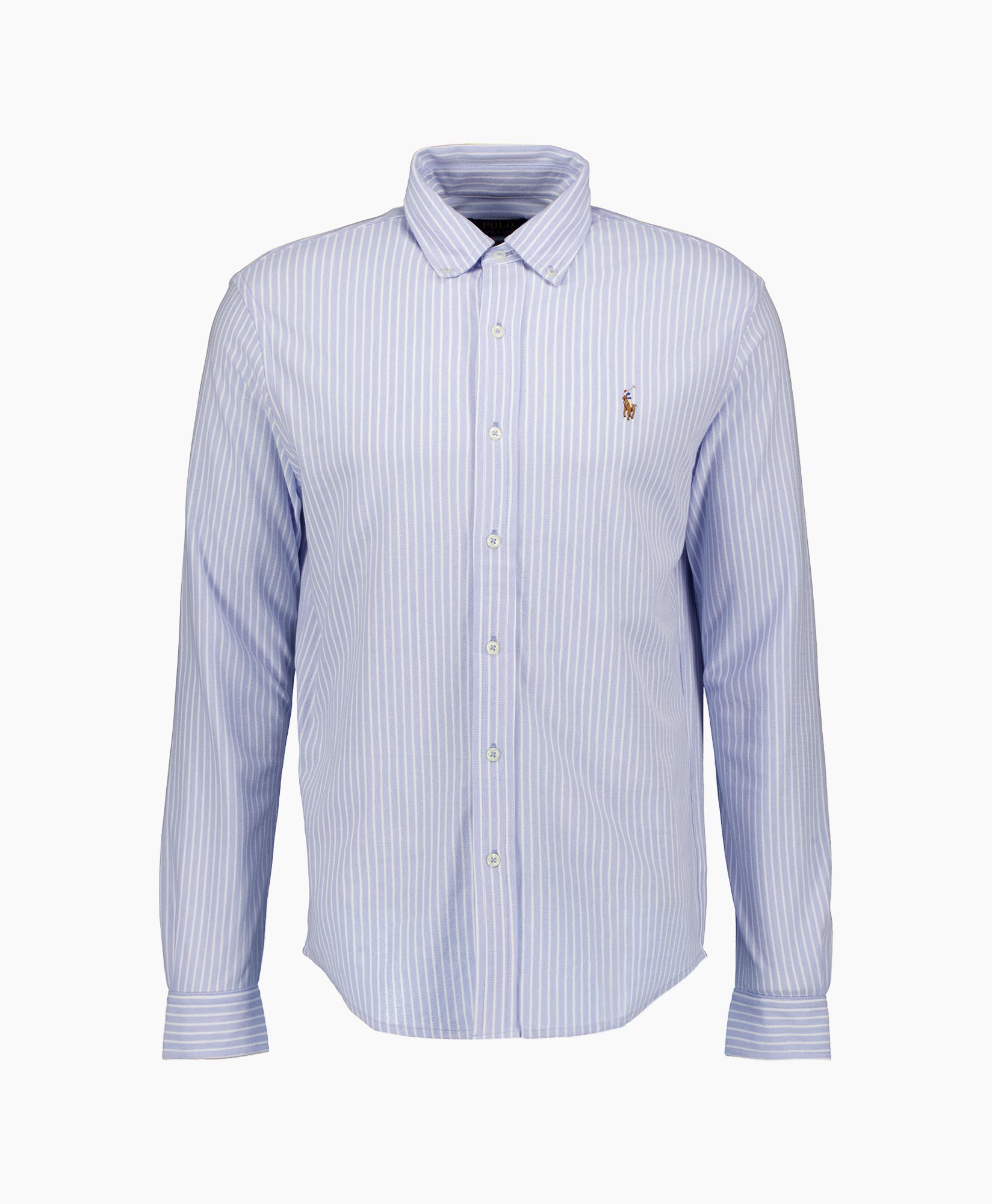 Overhemd Oxford Mesh Licht Blauw