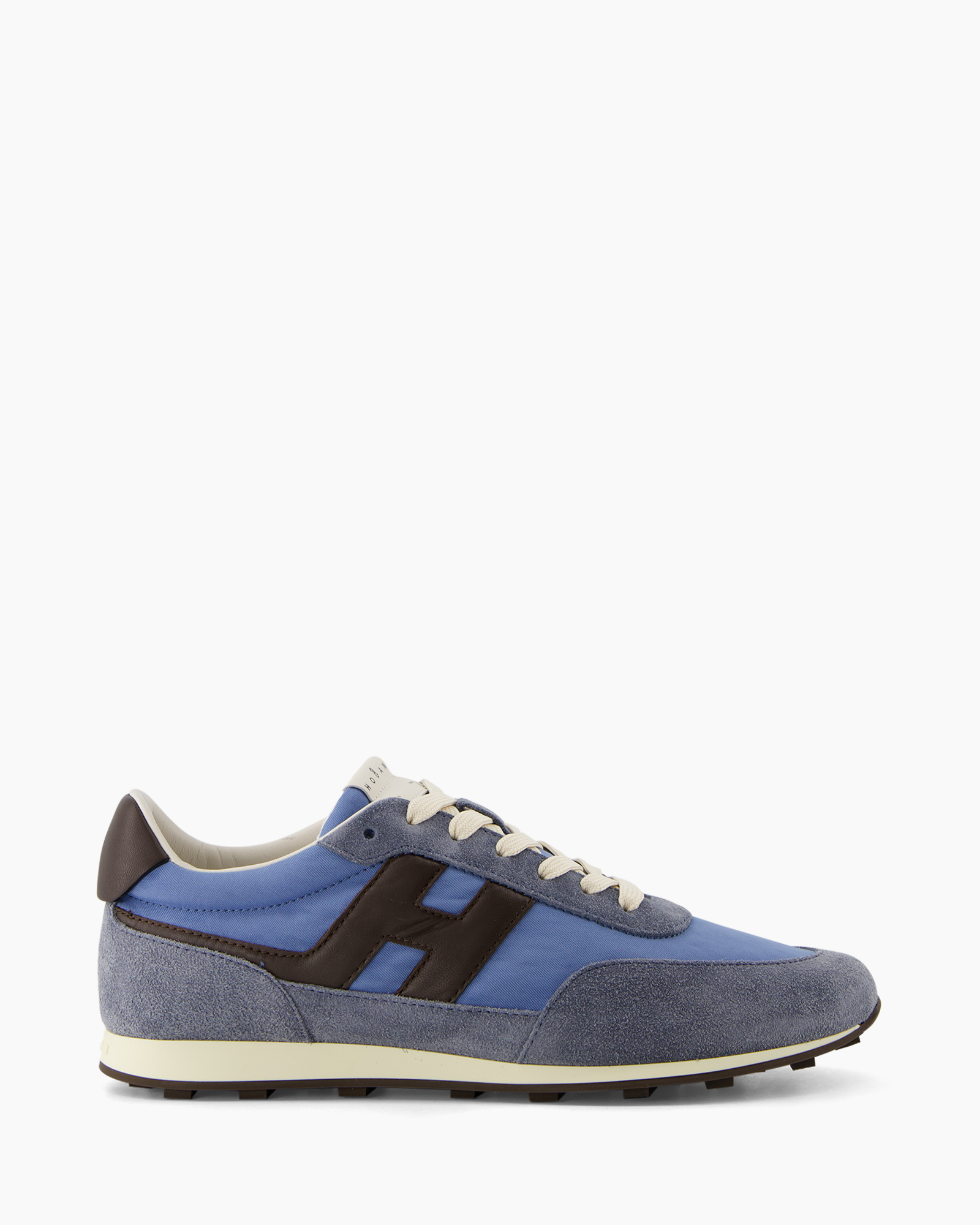 sneaker, blauw, athletisch, suède, schoenen