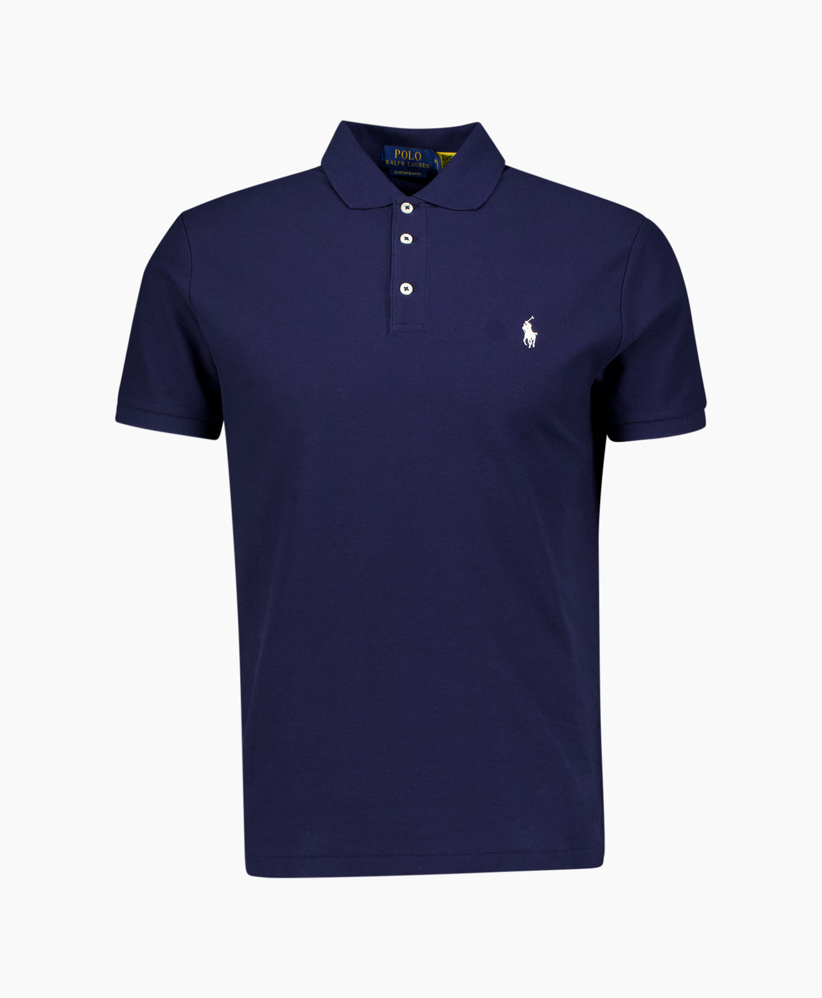 t-shirt?, polo?, short sleeves, navy blue, pique stof
