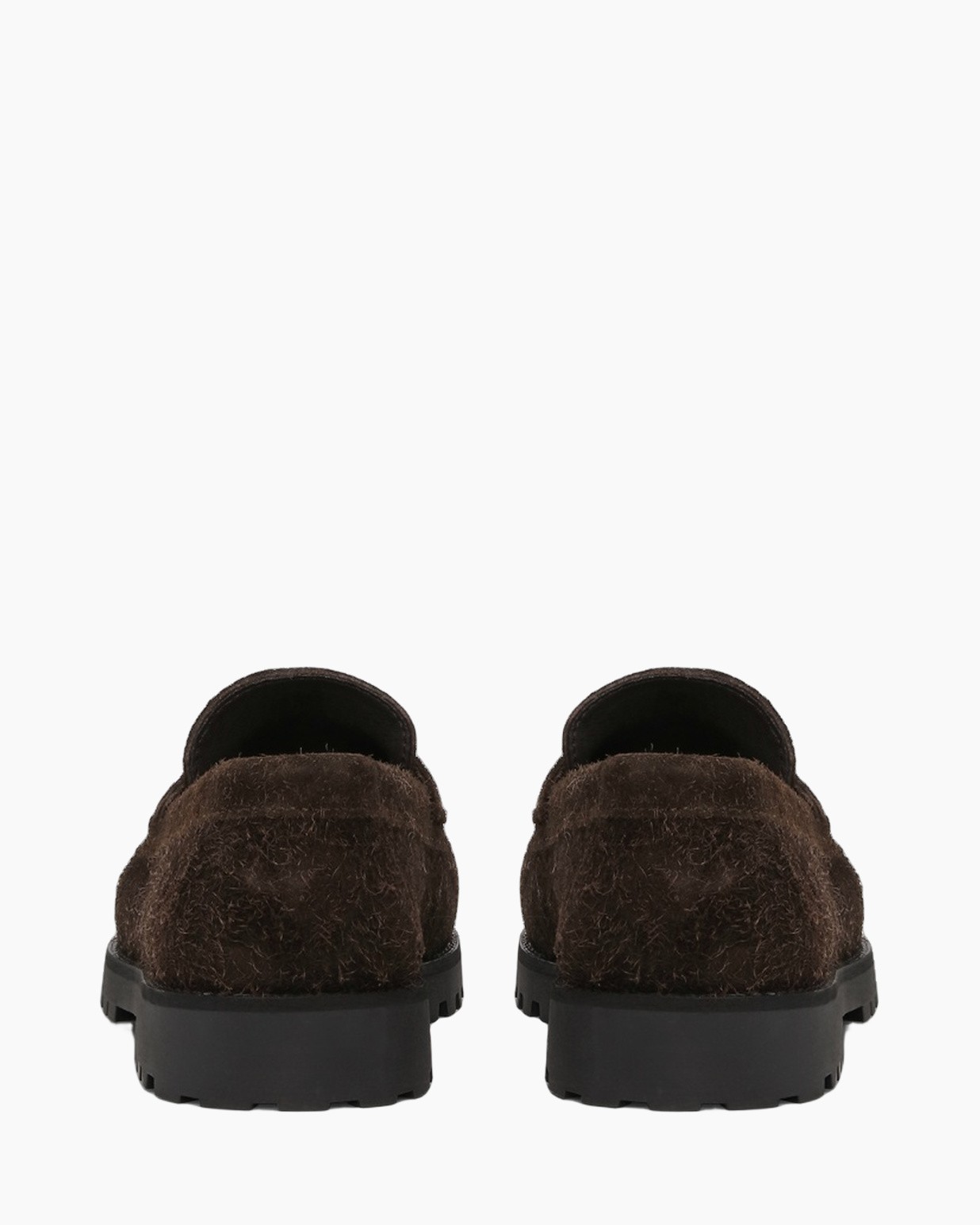 pantoffels, bruin, suede, slip-on, robuuste zool, slip-ons, bruin, bont, mocassin, platformzolen