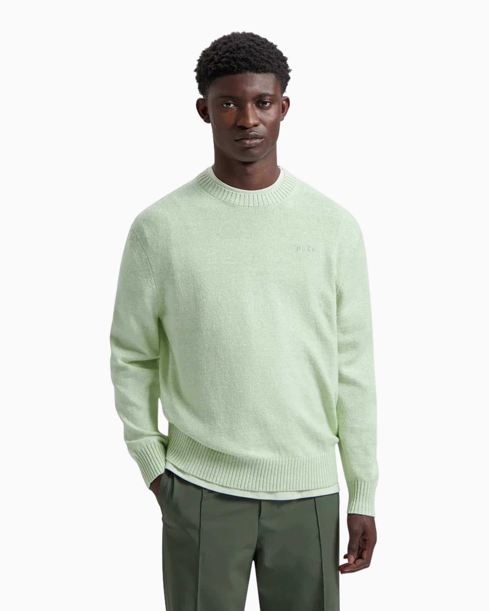 Pullover Essential Knit licht groen