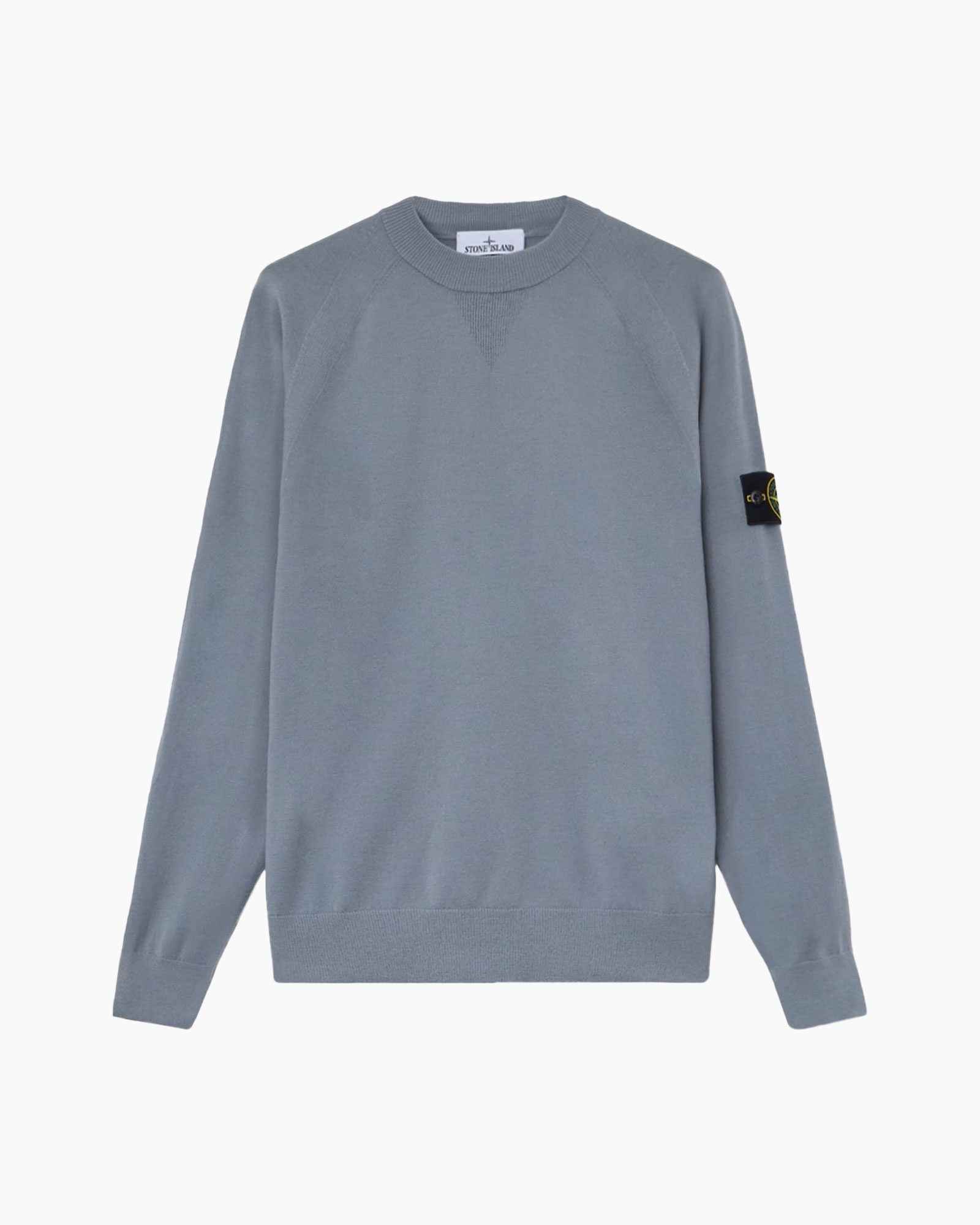 sweatshirt, pullover, lange mouwen, blauw, geribbelde manchet