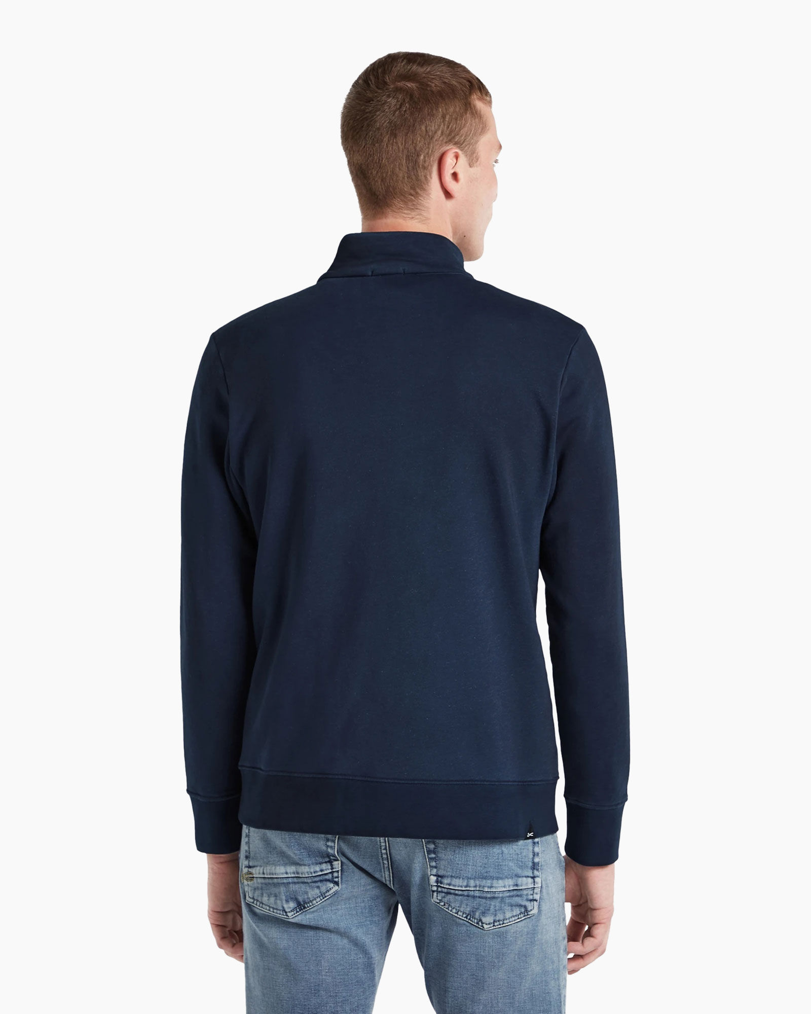 Trui Scissor Half Zip Gdcs Blauw