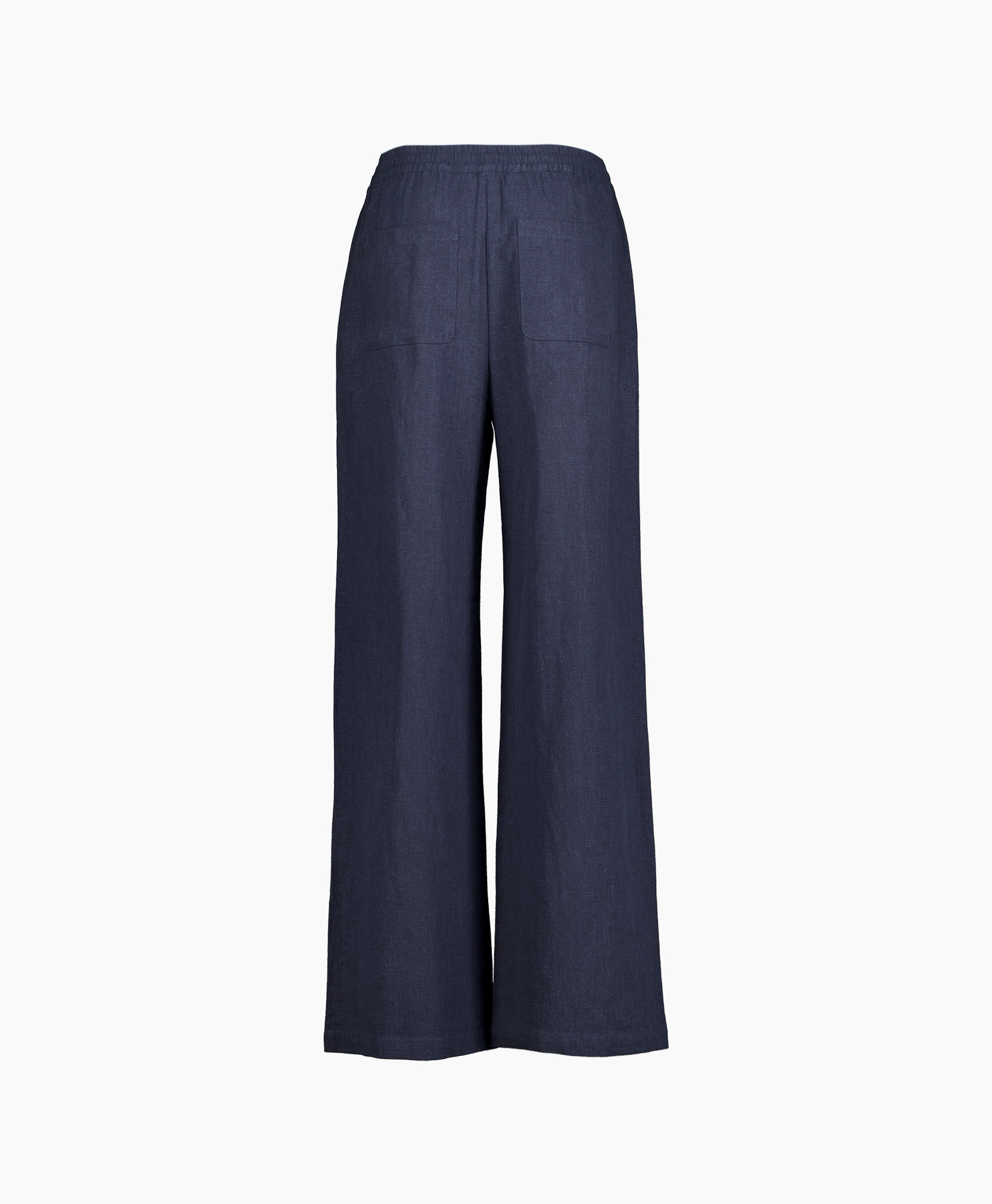 Pantalon Loise Linen Long Blauw