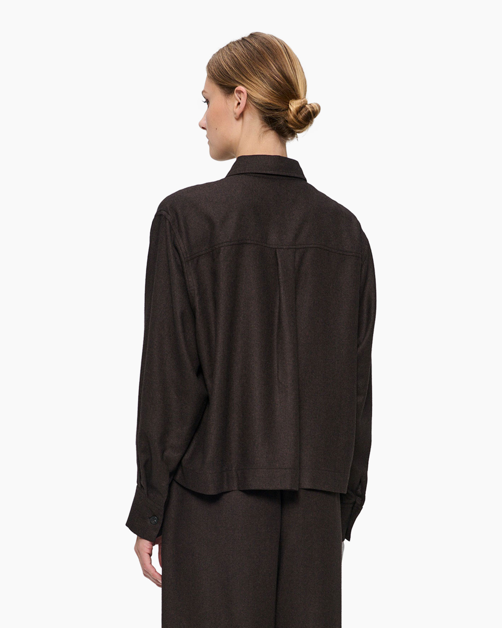 Blouse Soft Fannel Bruin