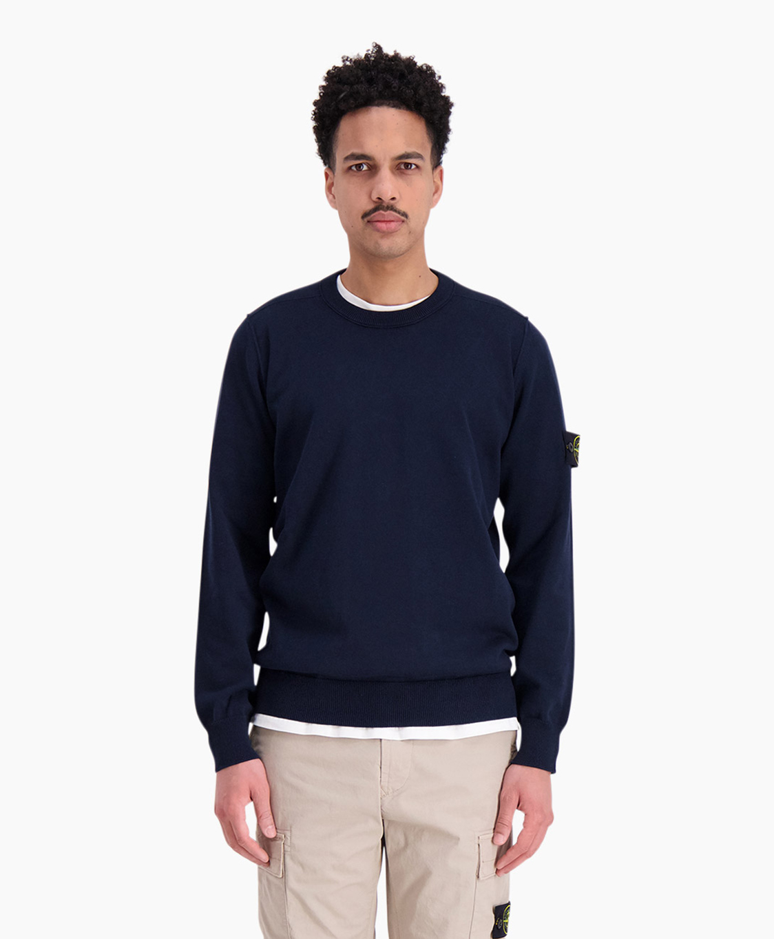 Stone Island Pullover 0b2.1 Donker Blauw