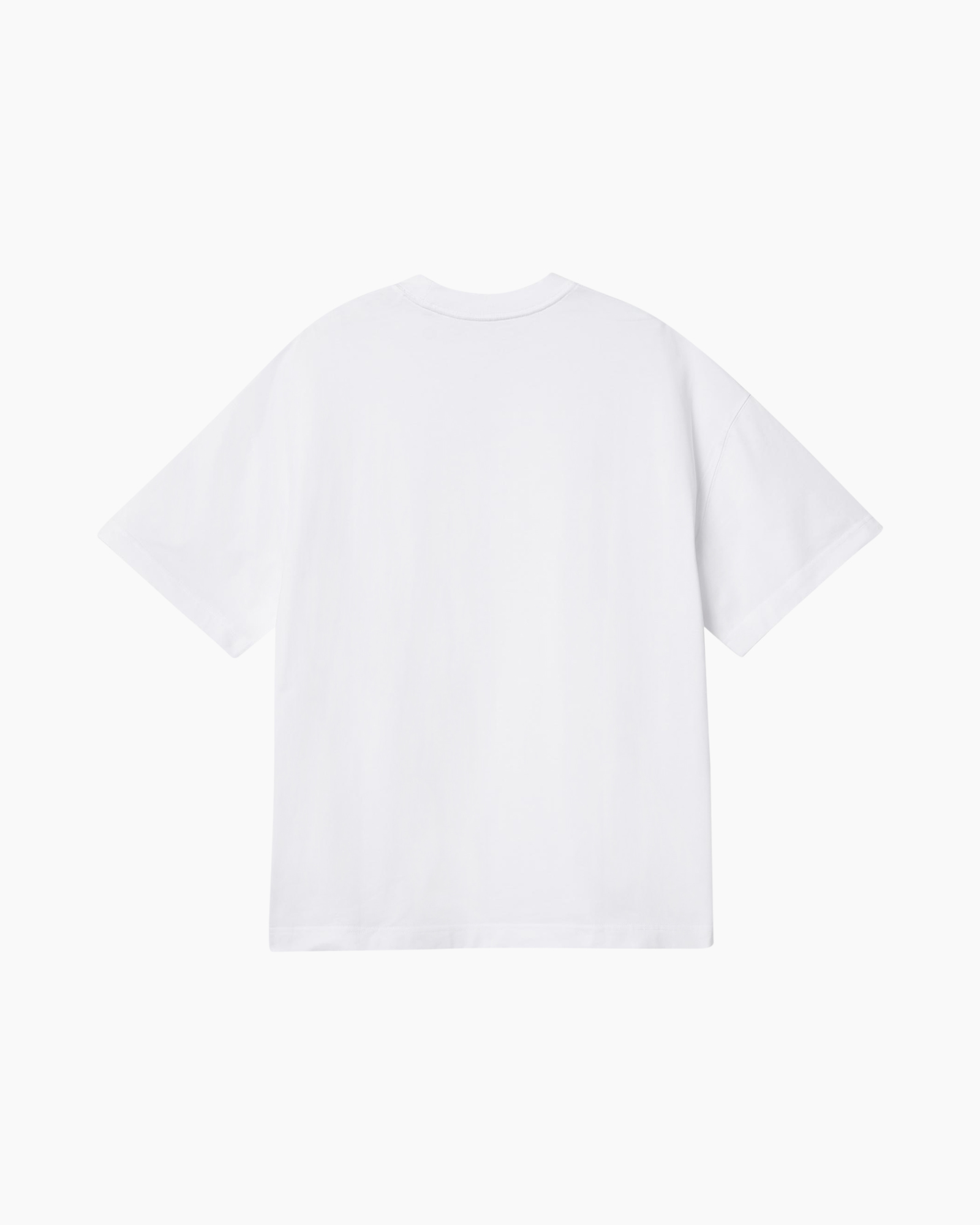 T-shirt Korte Mouw Link Script Wit