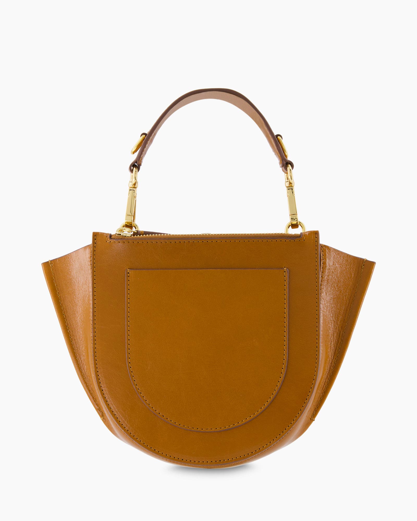 Crossbody Tas Hortensia Mini Eyelets Bruin