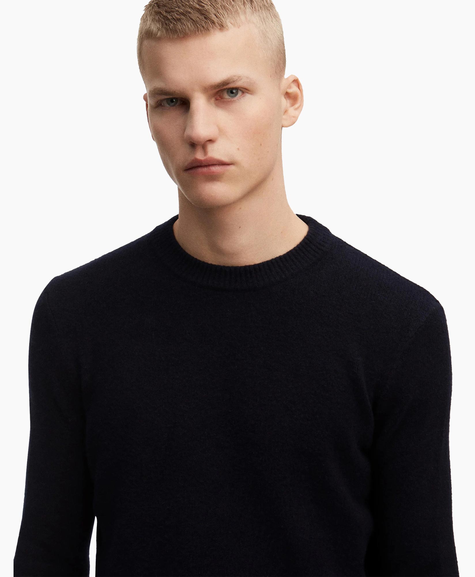 Pullover Denham Knit Crew Cch Zwart