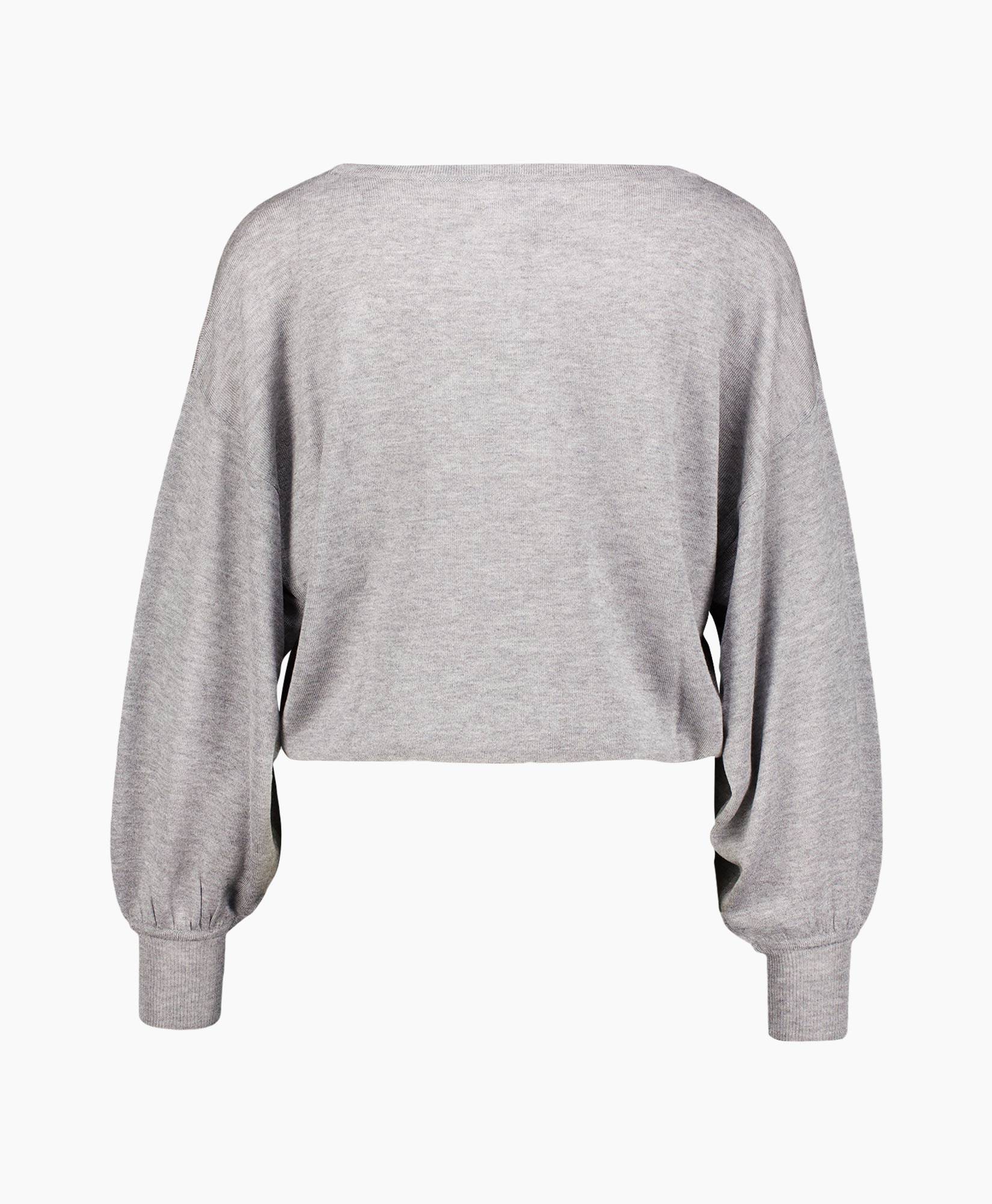 hoodie, gekrompen?, grijs, lange mouw, breisel