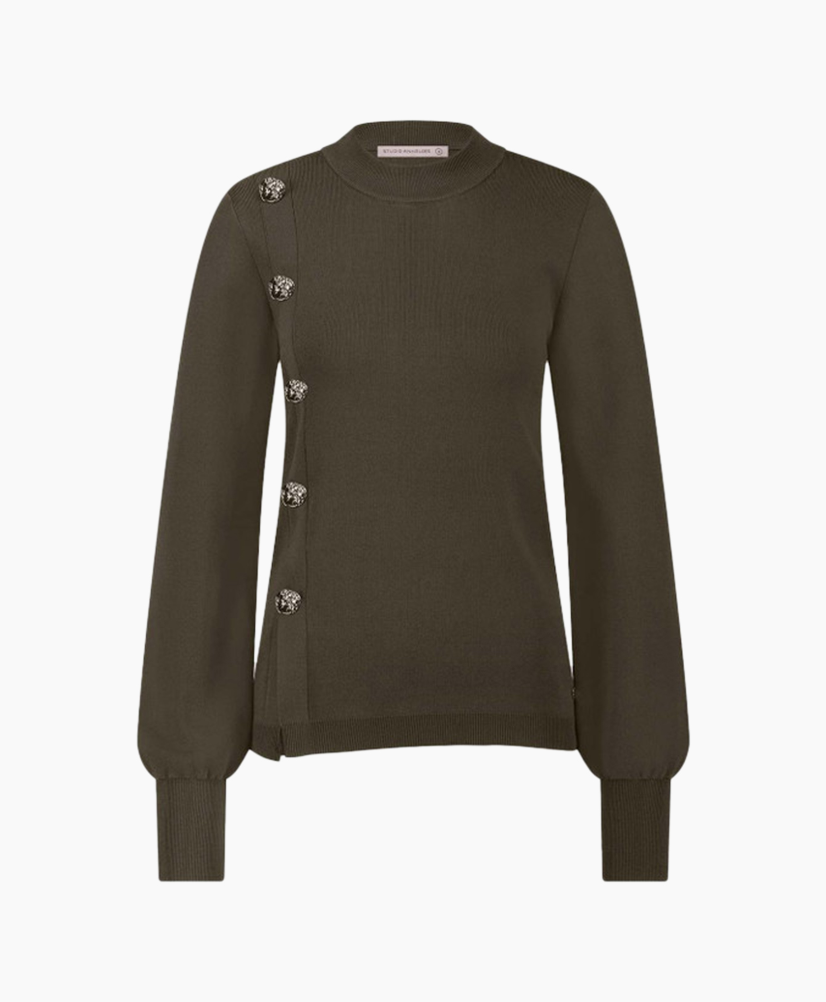 Pullover Lovis Button Pullover Groen