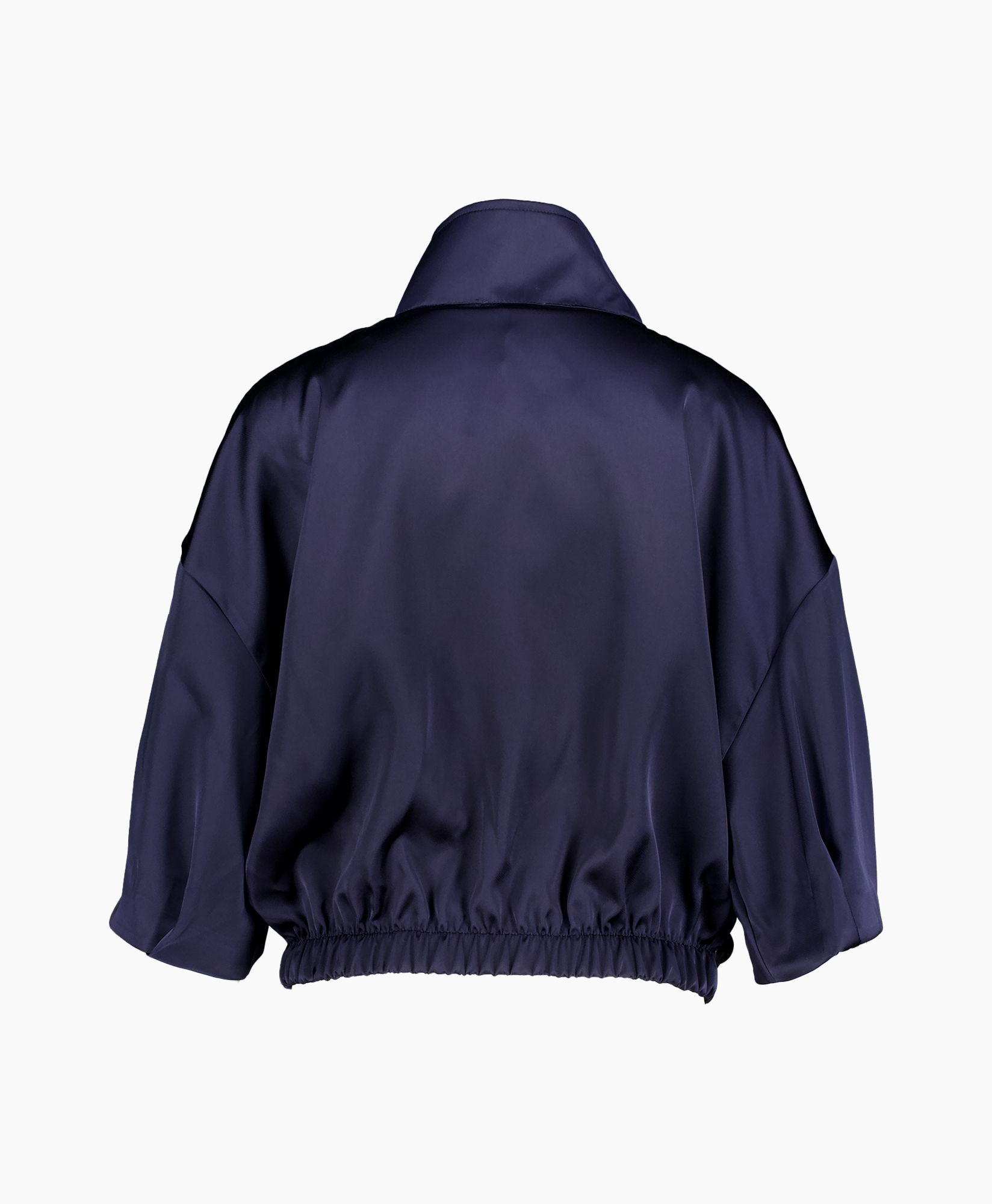 jas, jasakker, rits, duffle, marineblauw