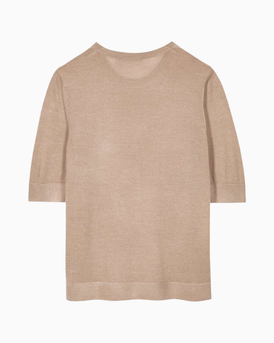 trui, beige, breiwerk, lange mouw, pullover