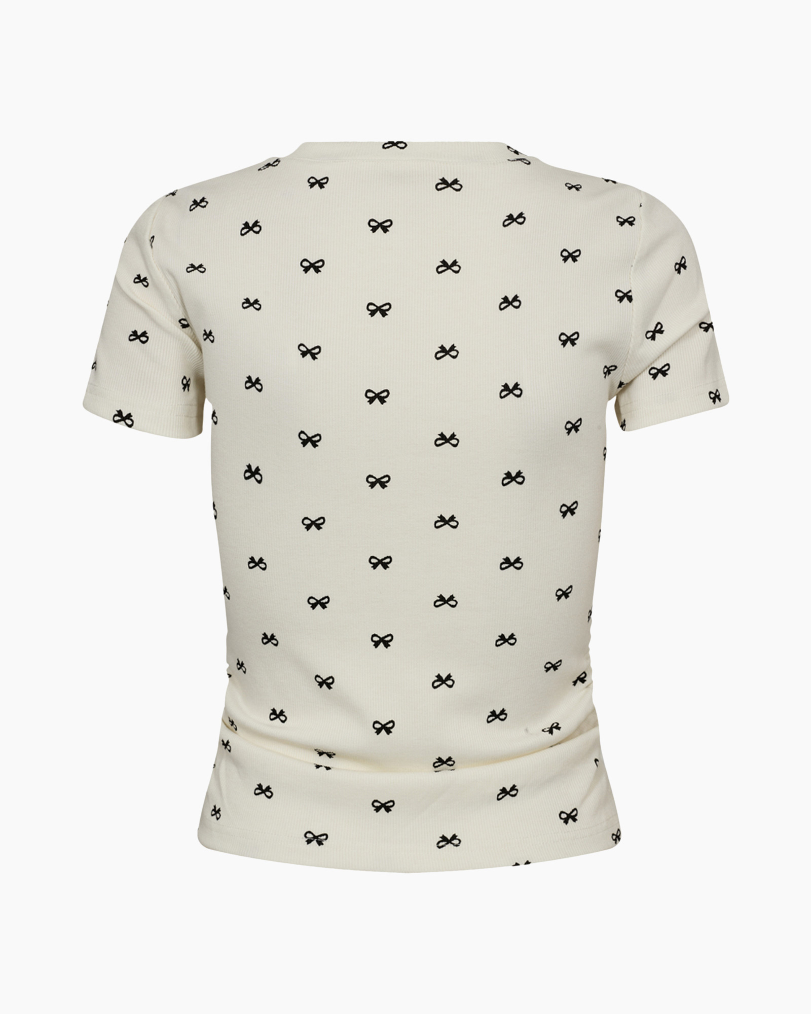 T-shirt Korte Mouw Ritchie Ribbon Off White