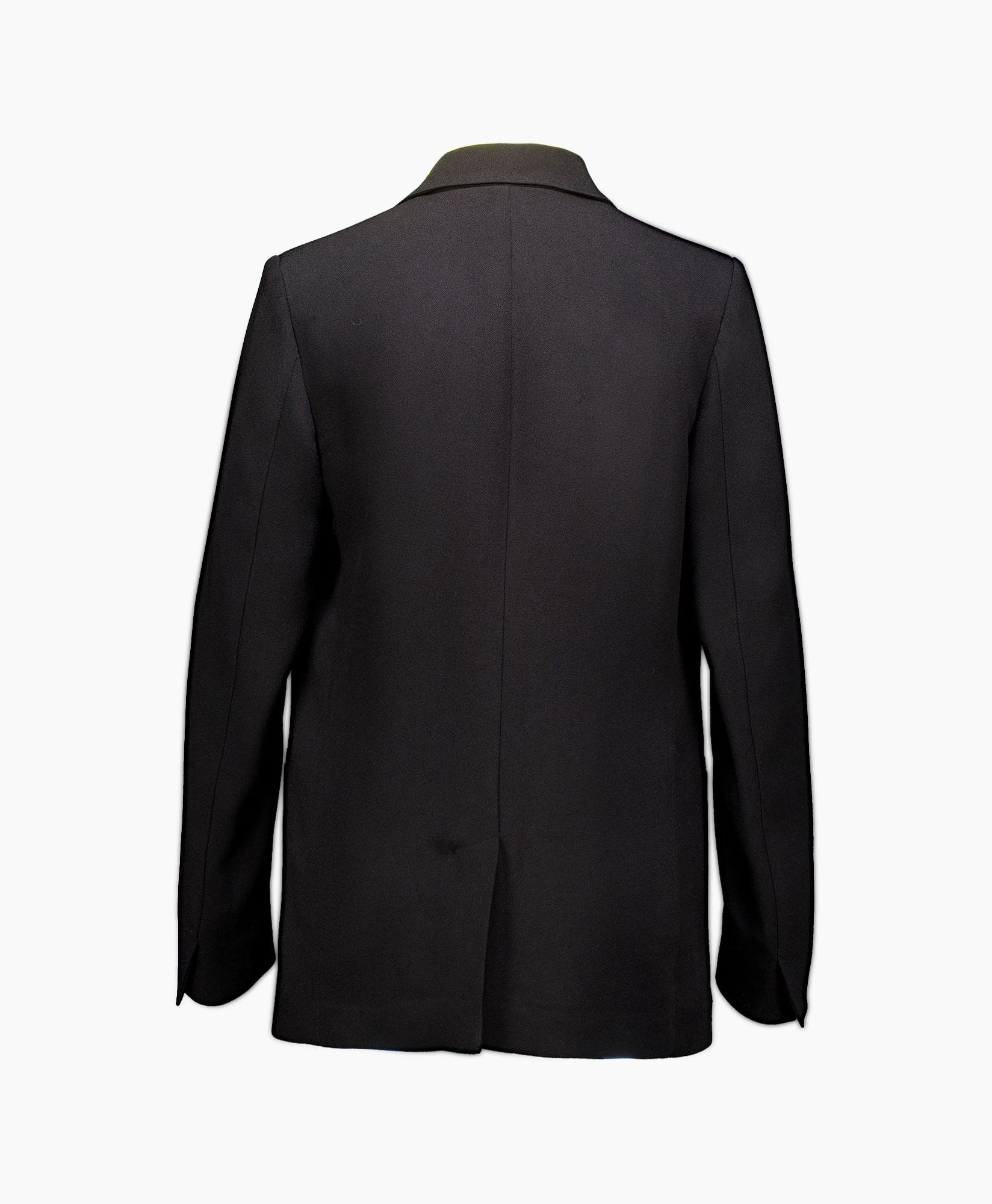 Blazer Viscose Chic Sabl' Crystals Embroidery Zwart