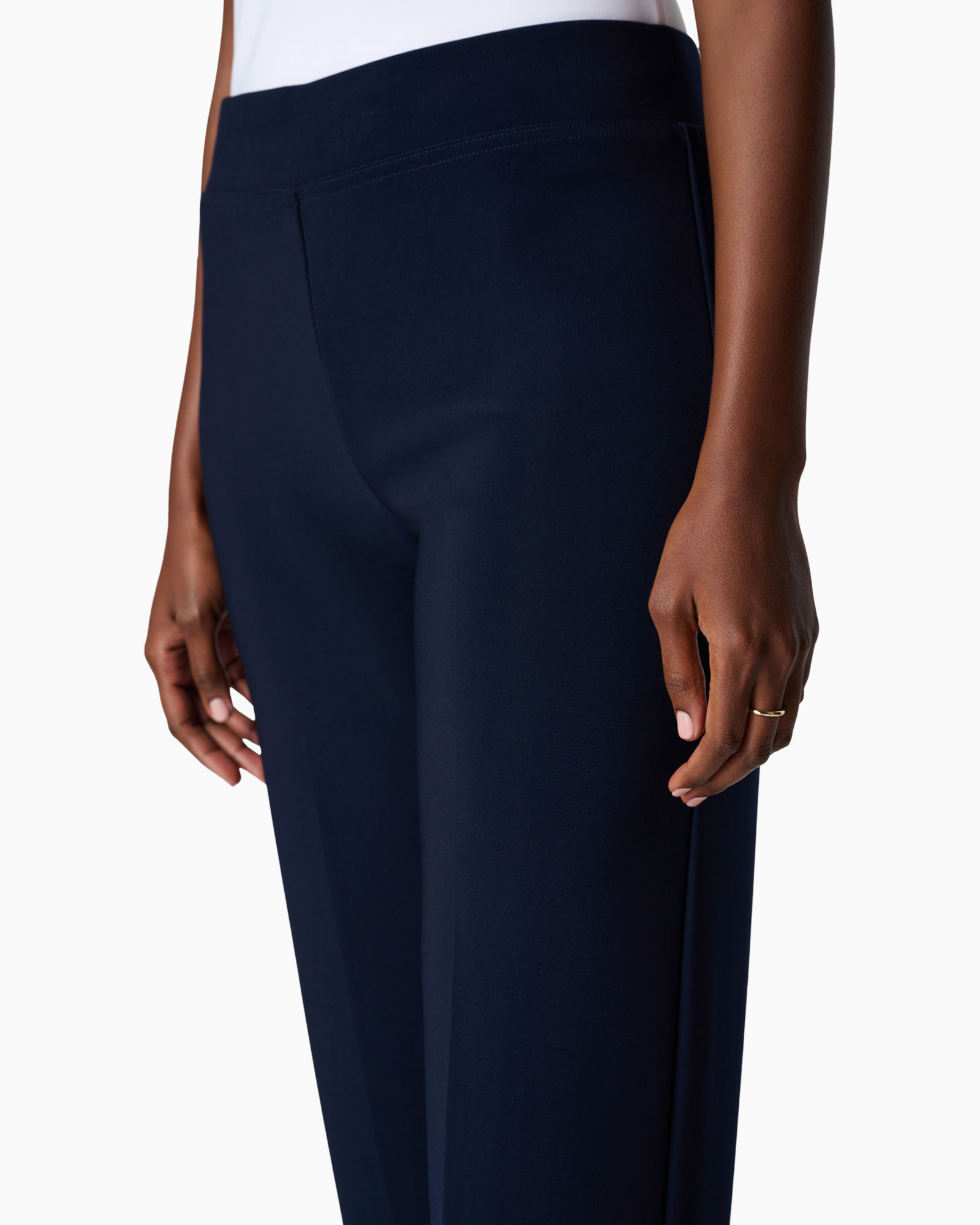 Broek Lds Pant Donker Blauw