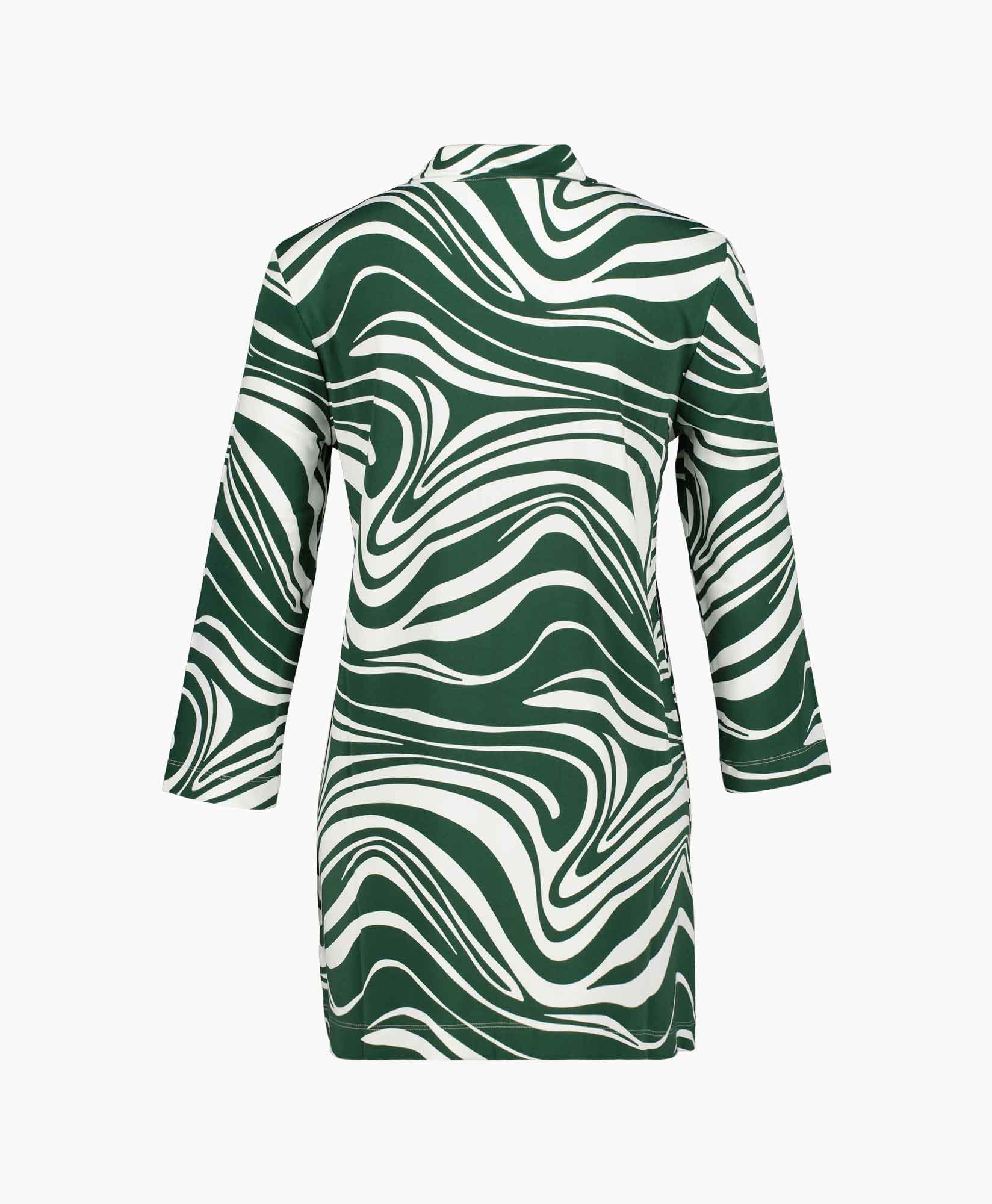 Trvl Drss Tuniek 02-t1125-45x Groen dessin