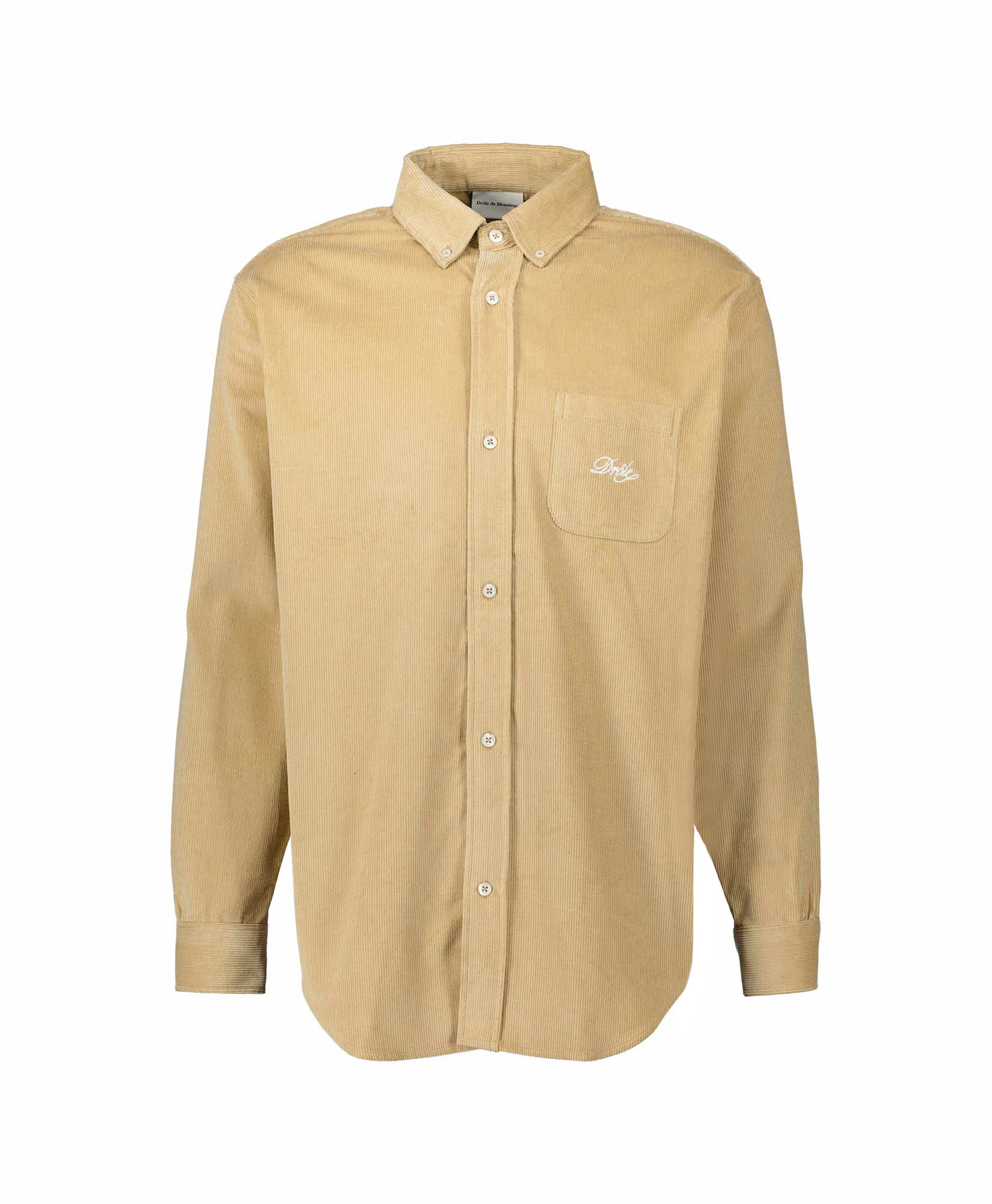 Overhemd La Chemise Corduroy Beige