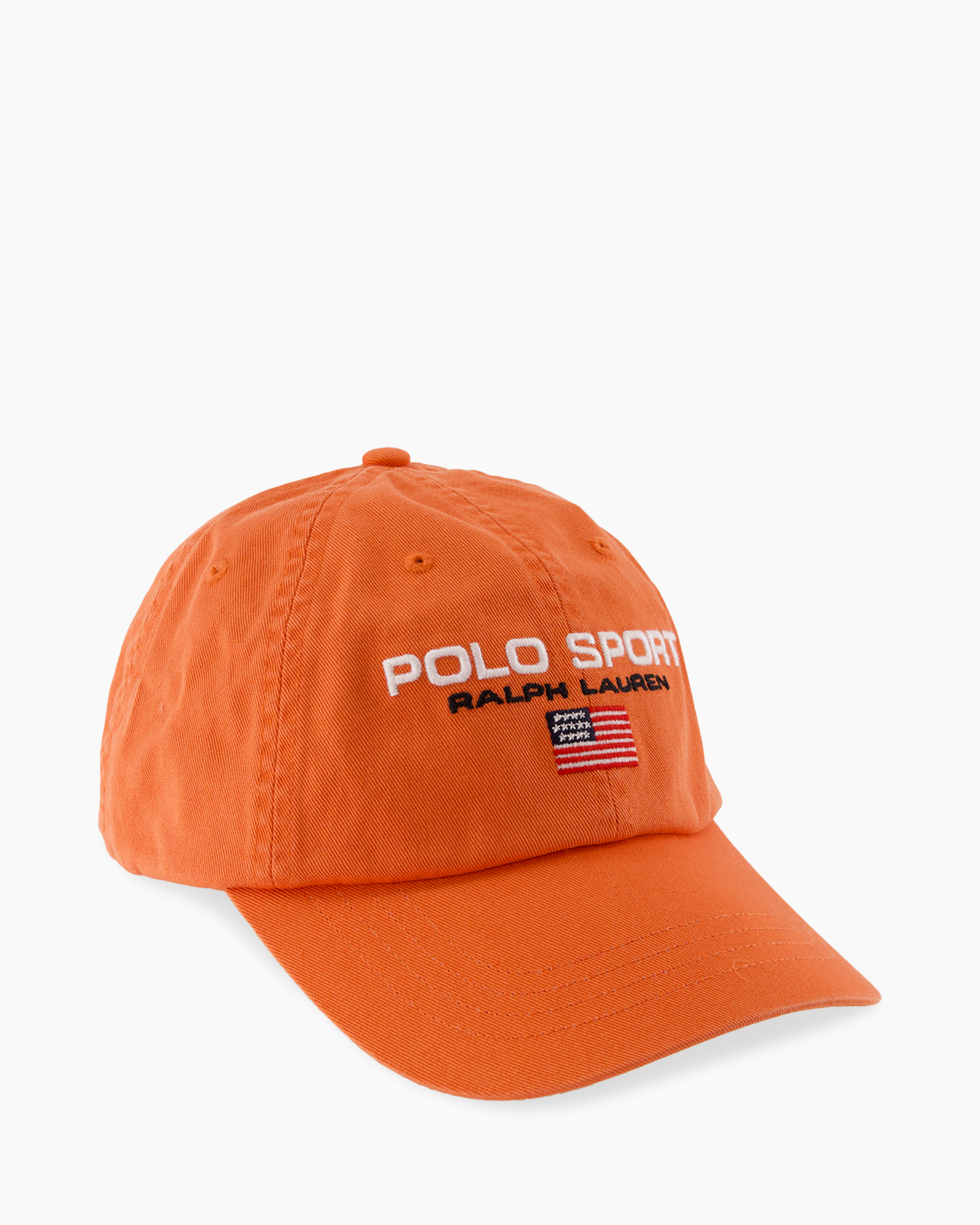 petten, oranje, logo-tekst, amerikaans vlag, verstelbare pet