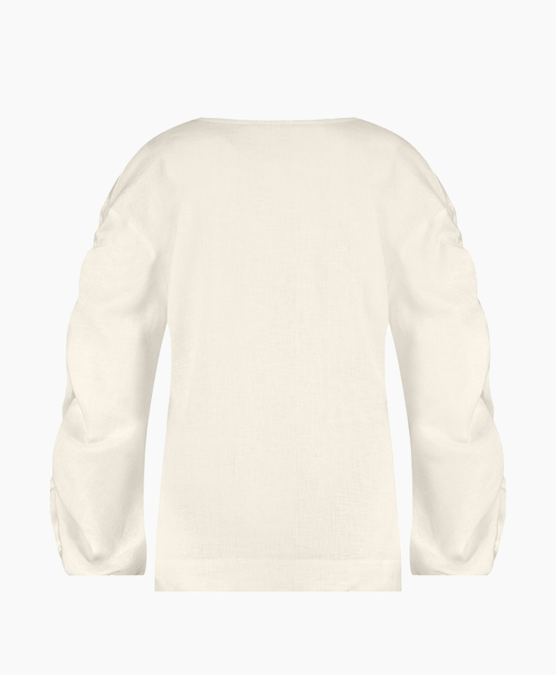 Studio Anneloes Blouse Bodine Linen 3/4 Blouse Ecru