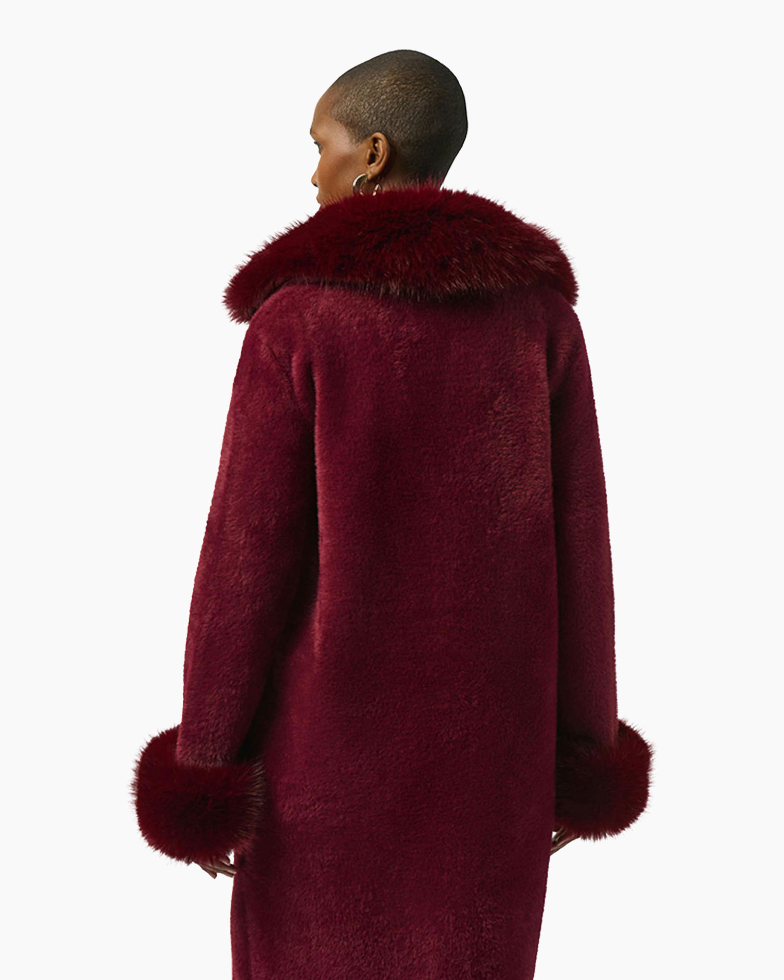 Mantel Lds Coat Bordeaux