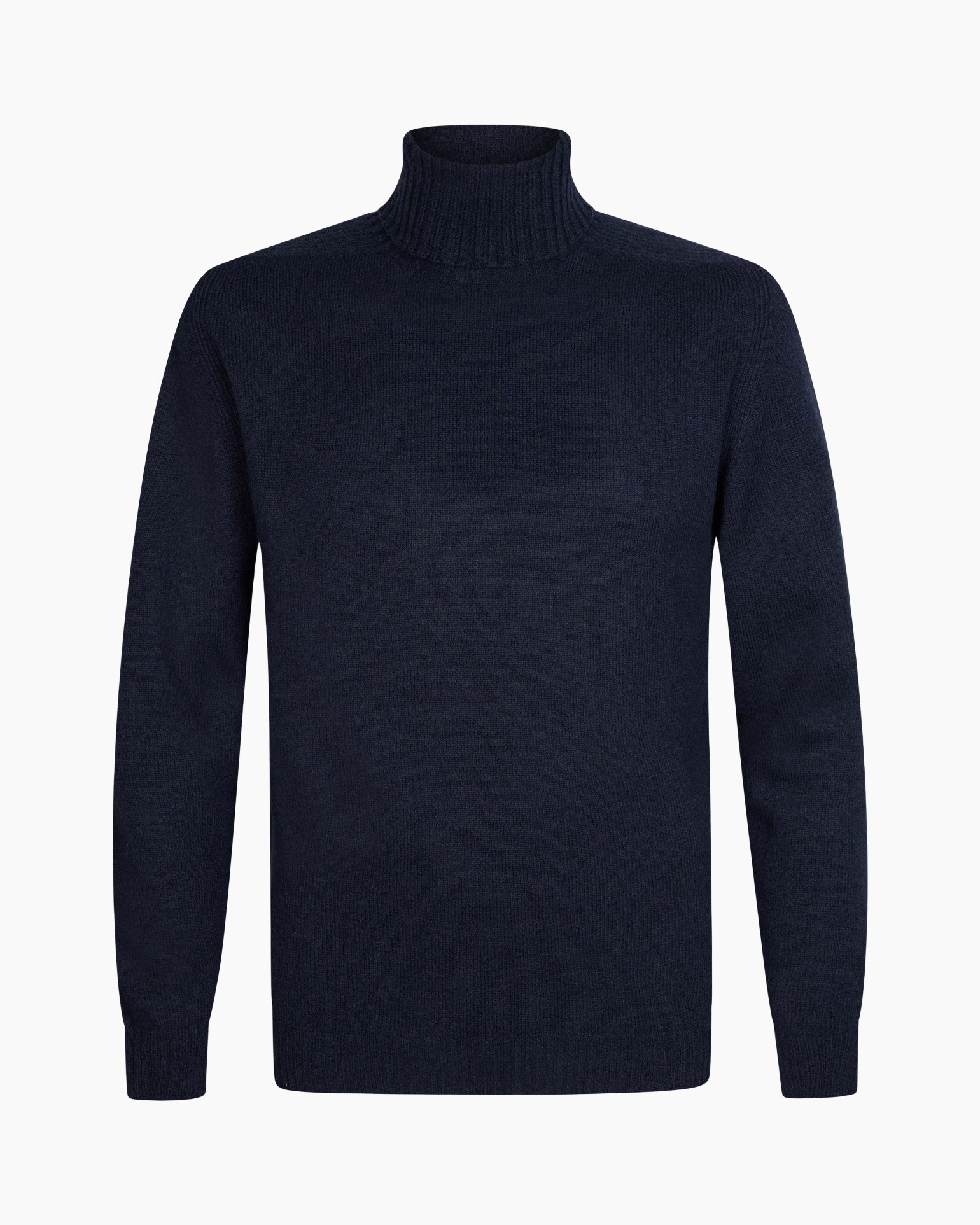 turtleneck, gebreid, marineblauw, trui, lange mouwen