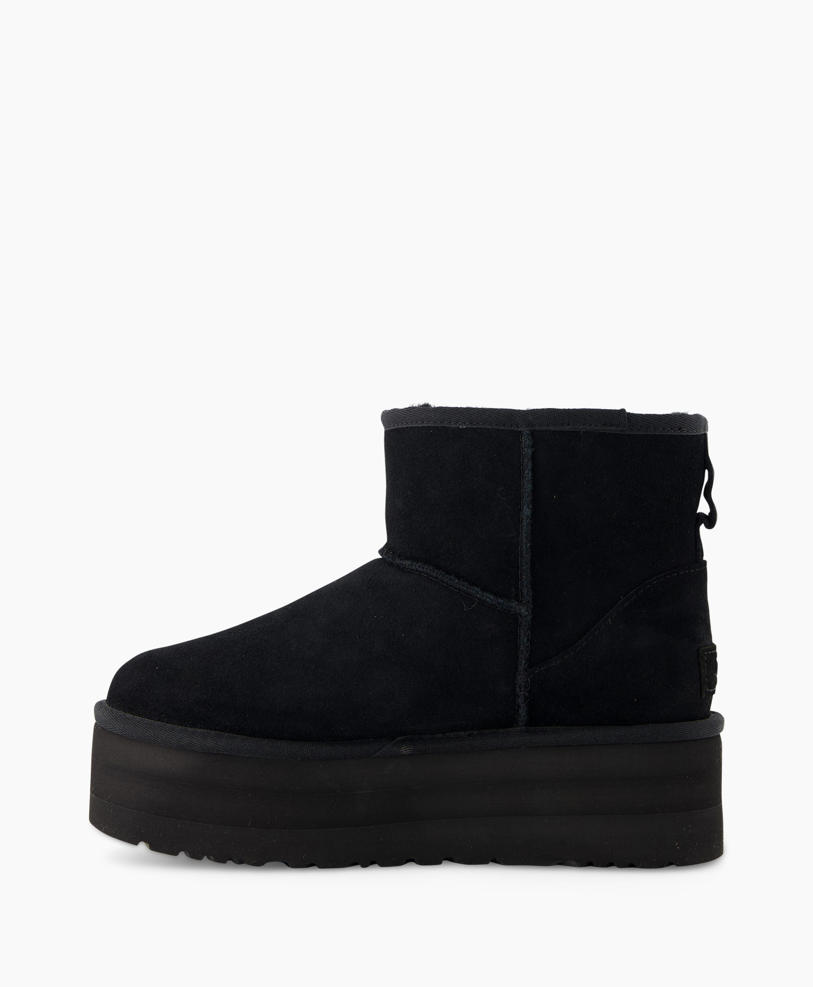 Ugg Enkellaars Classic Mini Platform Zwart