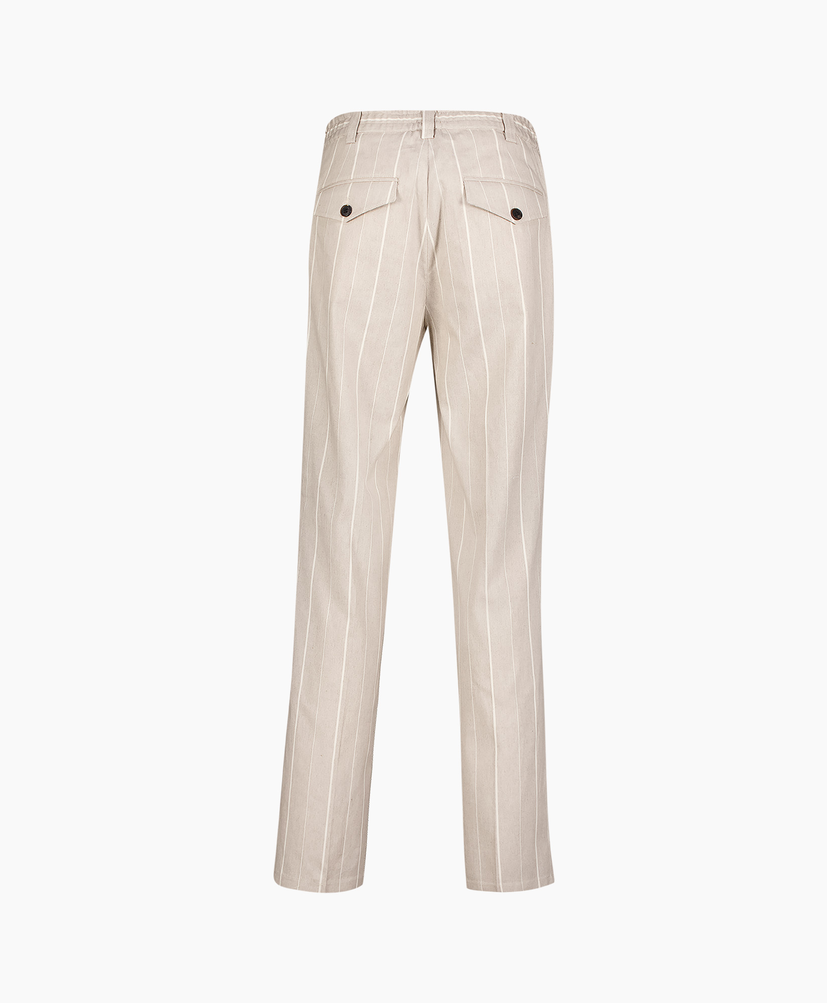 Short Trouser Co-li Stripe Lf Sand Beige