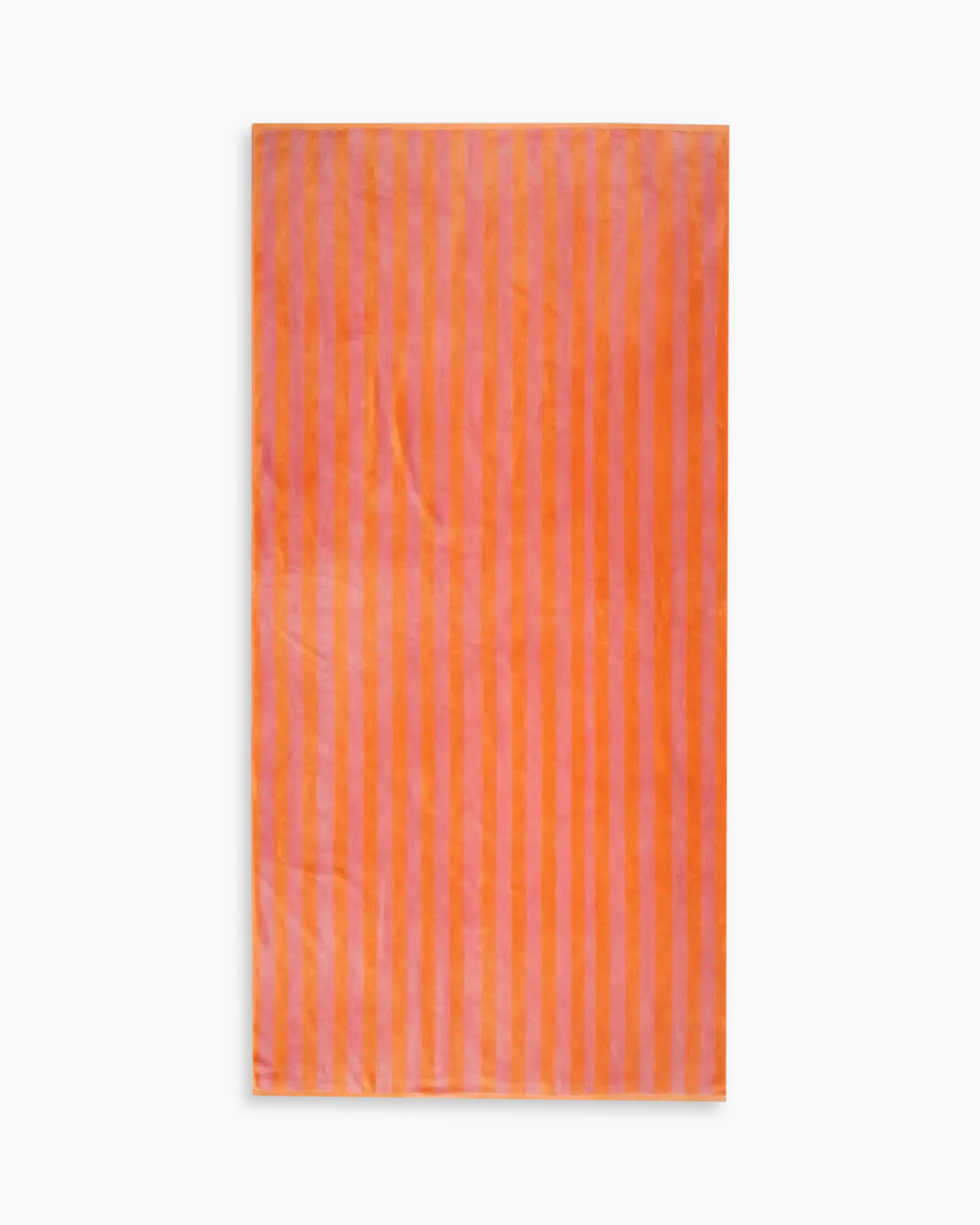 striped, orange, fabric, towel, hand towel