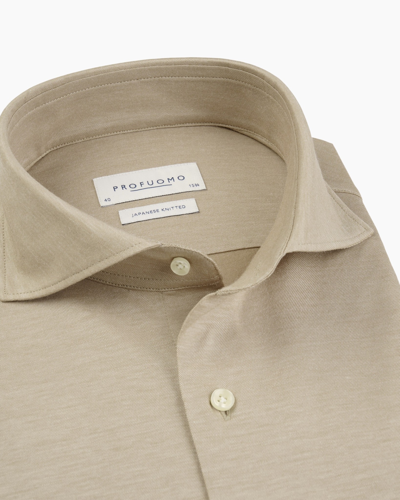 hemd, overhemd, langer mouw, knopen, beige