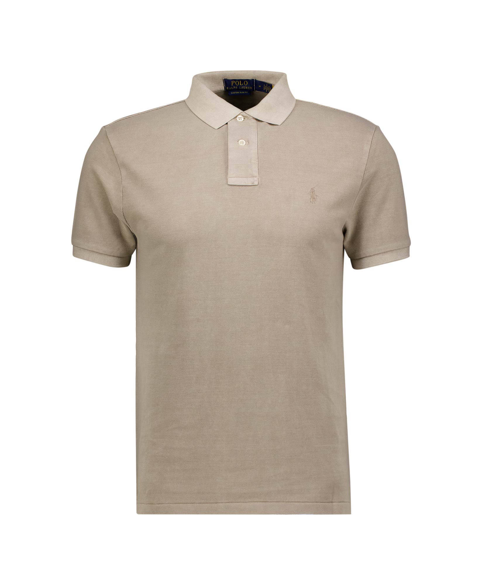 Polo Mesh Washed Olijf