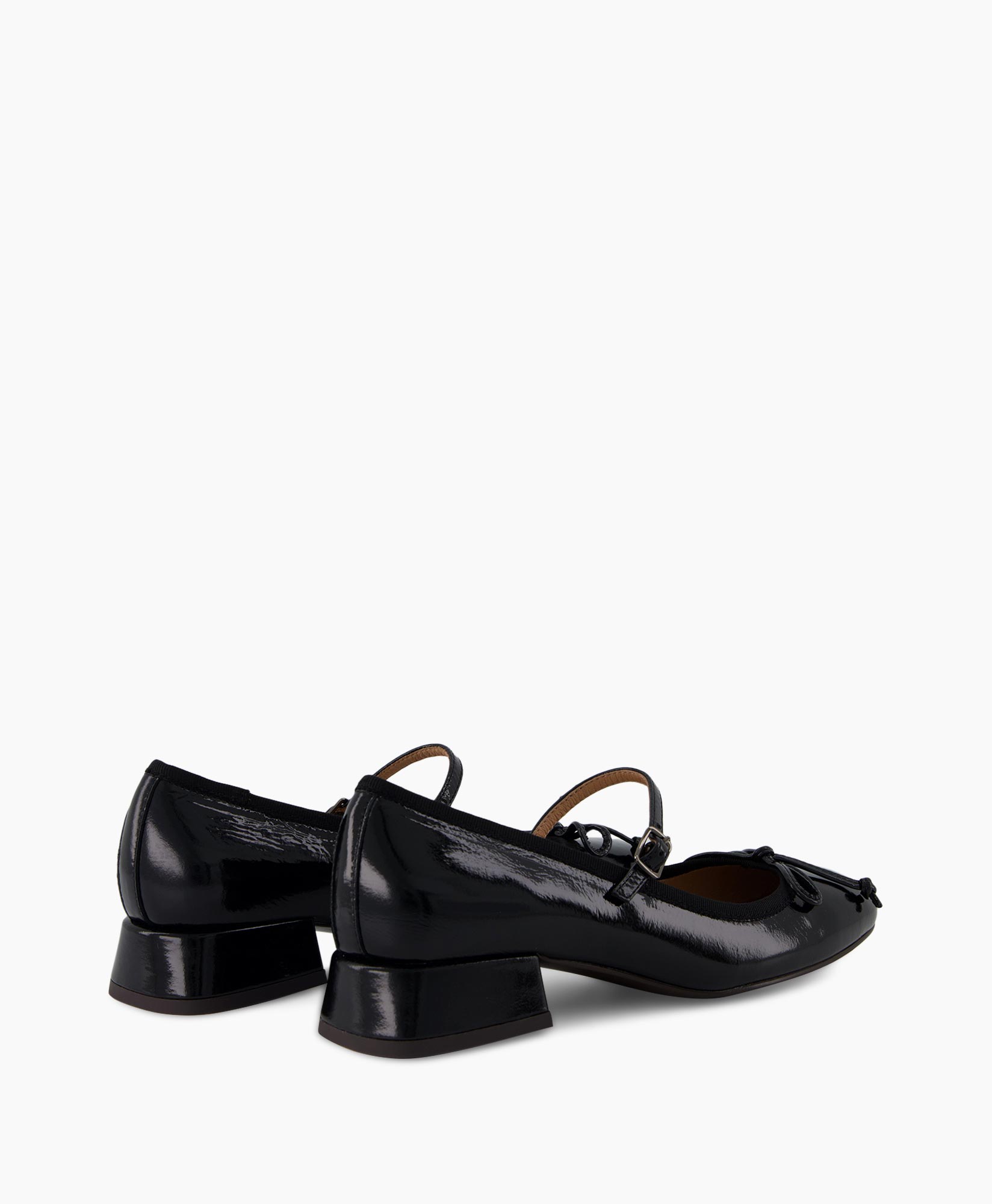 Pump Wrinkled Patent Zwart