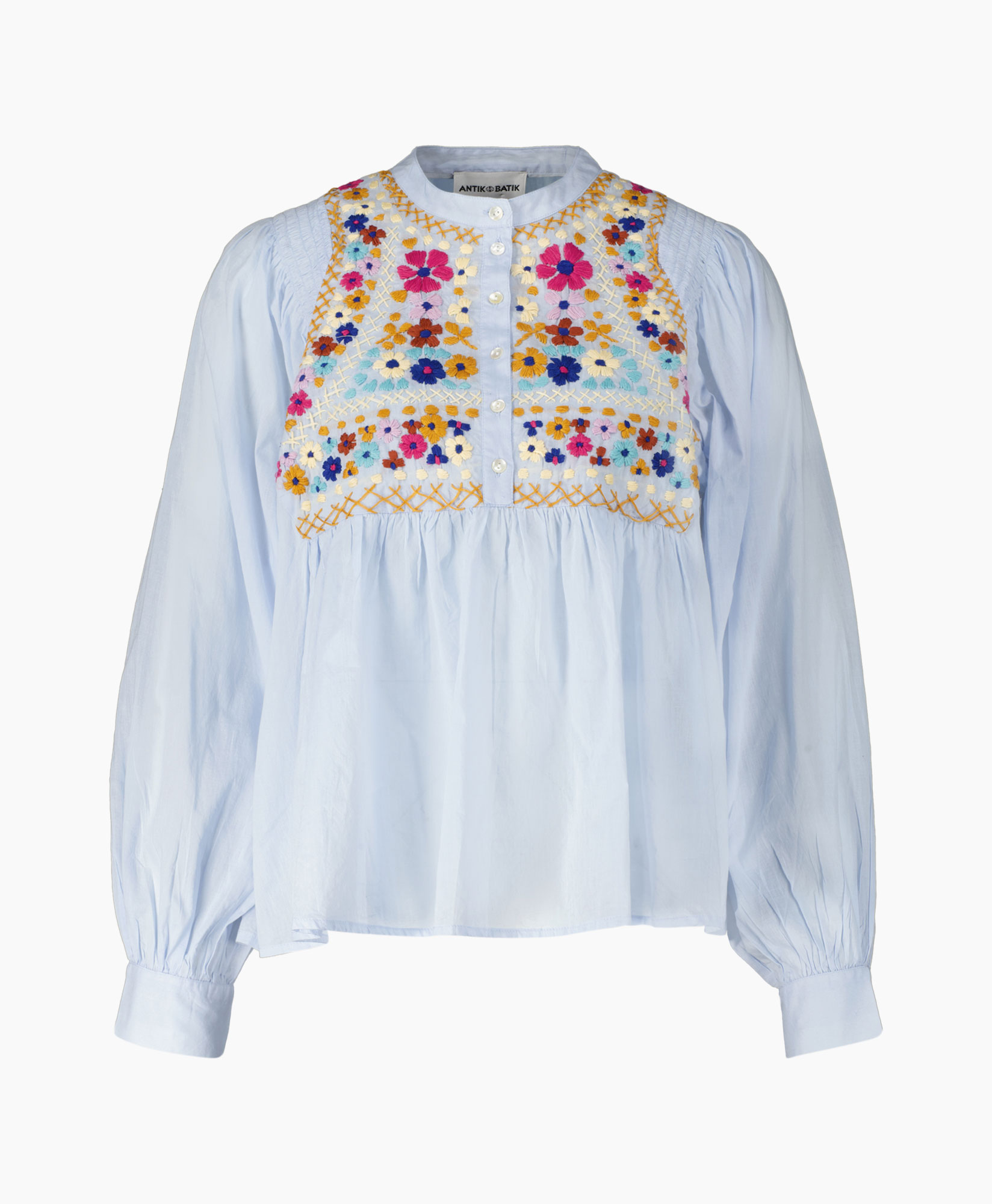 Antik Batik Blouse Leny1blo Blauw