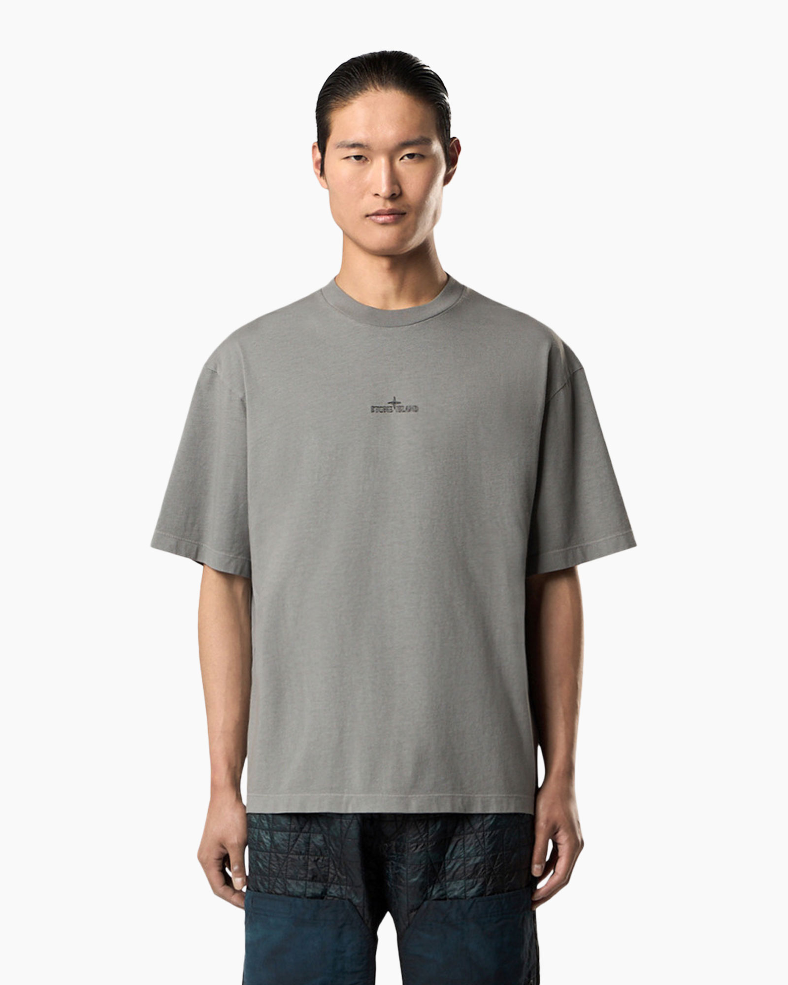 T-shirt Combed Organic Cotton Grijs